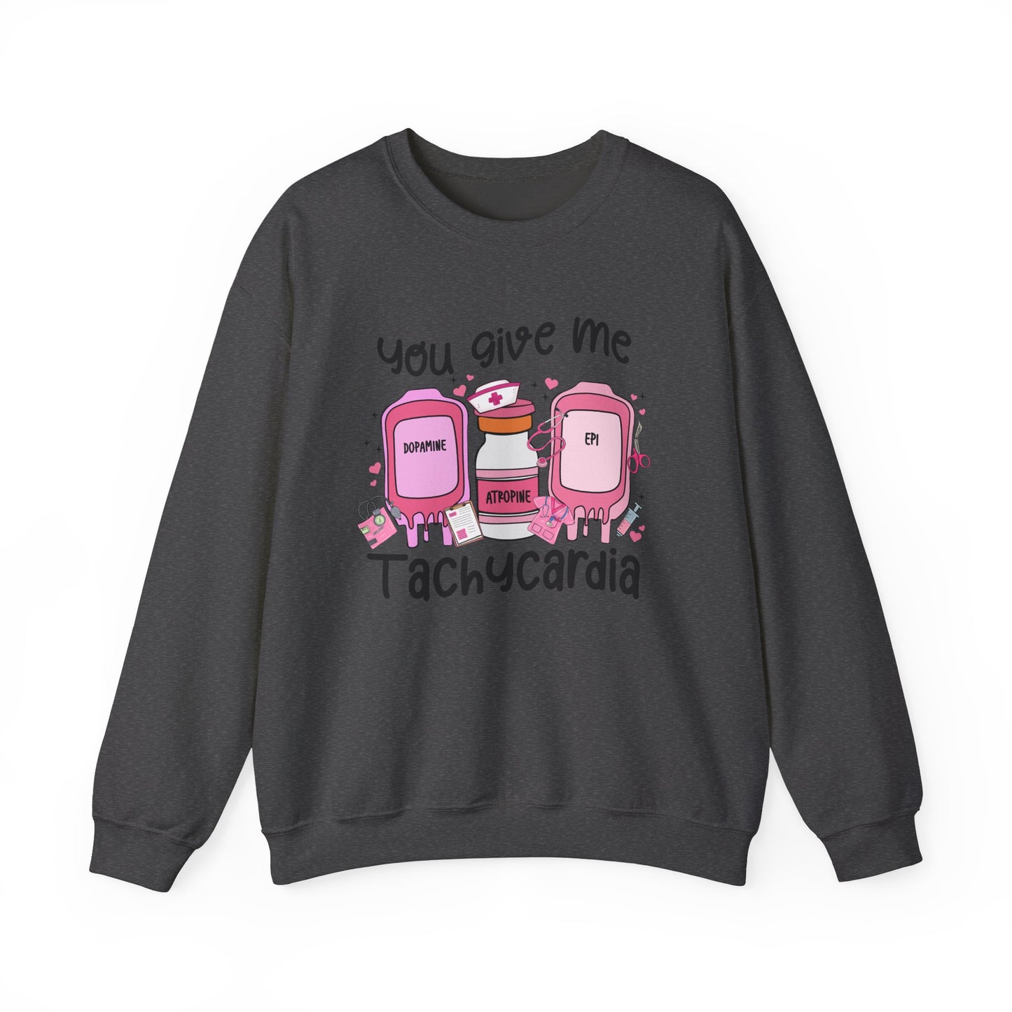 You Give Me Tachycardia Unisex Heavy Blend™ Crewneck Sweatshirt
