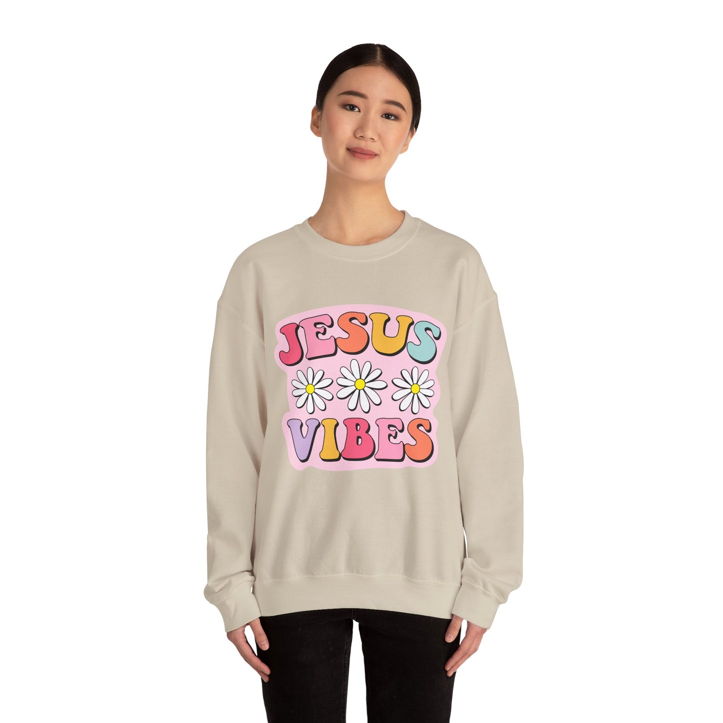 Jesus Vibes Unisex Heavy Blend™ Crewneck Sweatshirt