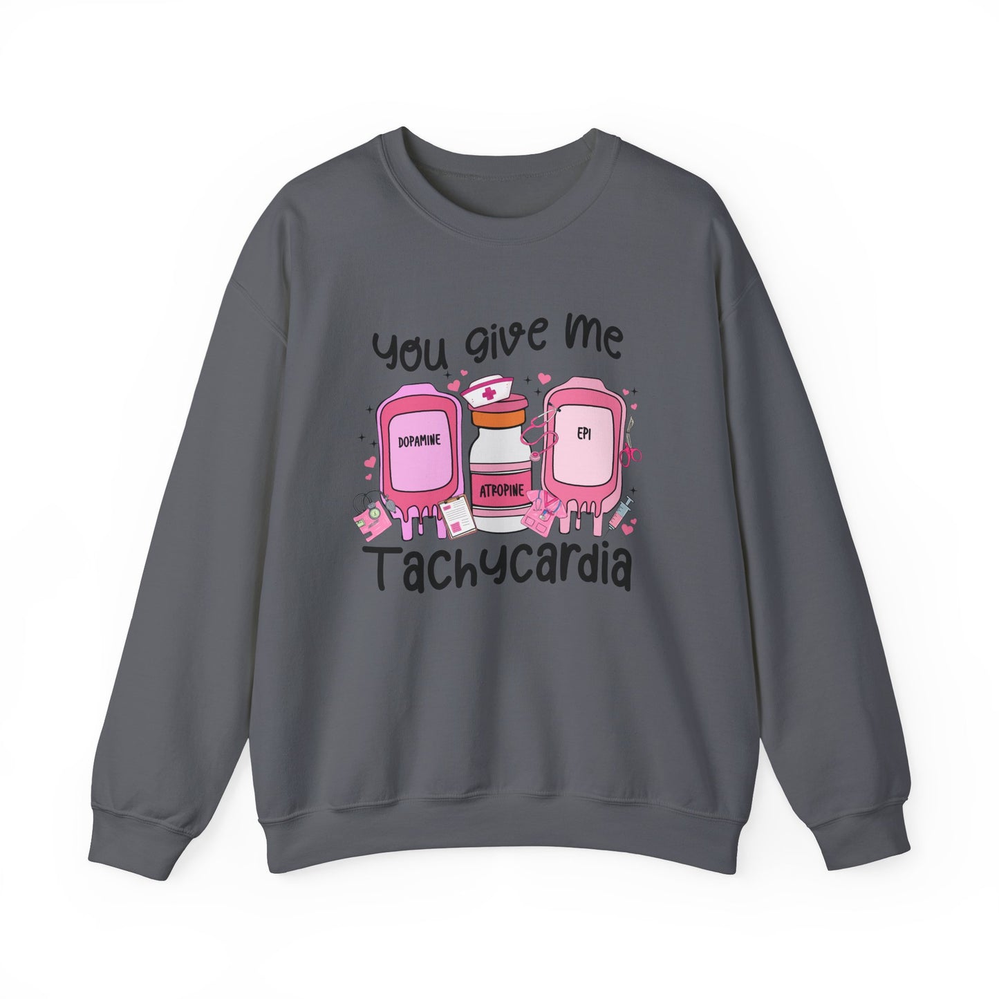 You Give Me Tachycardia Unisex Heavy Blend™ Crewneck Sweatshirt
