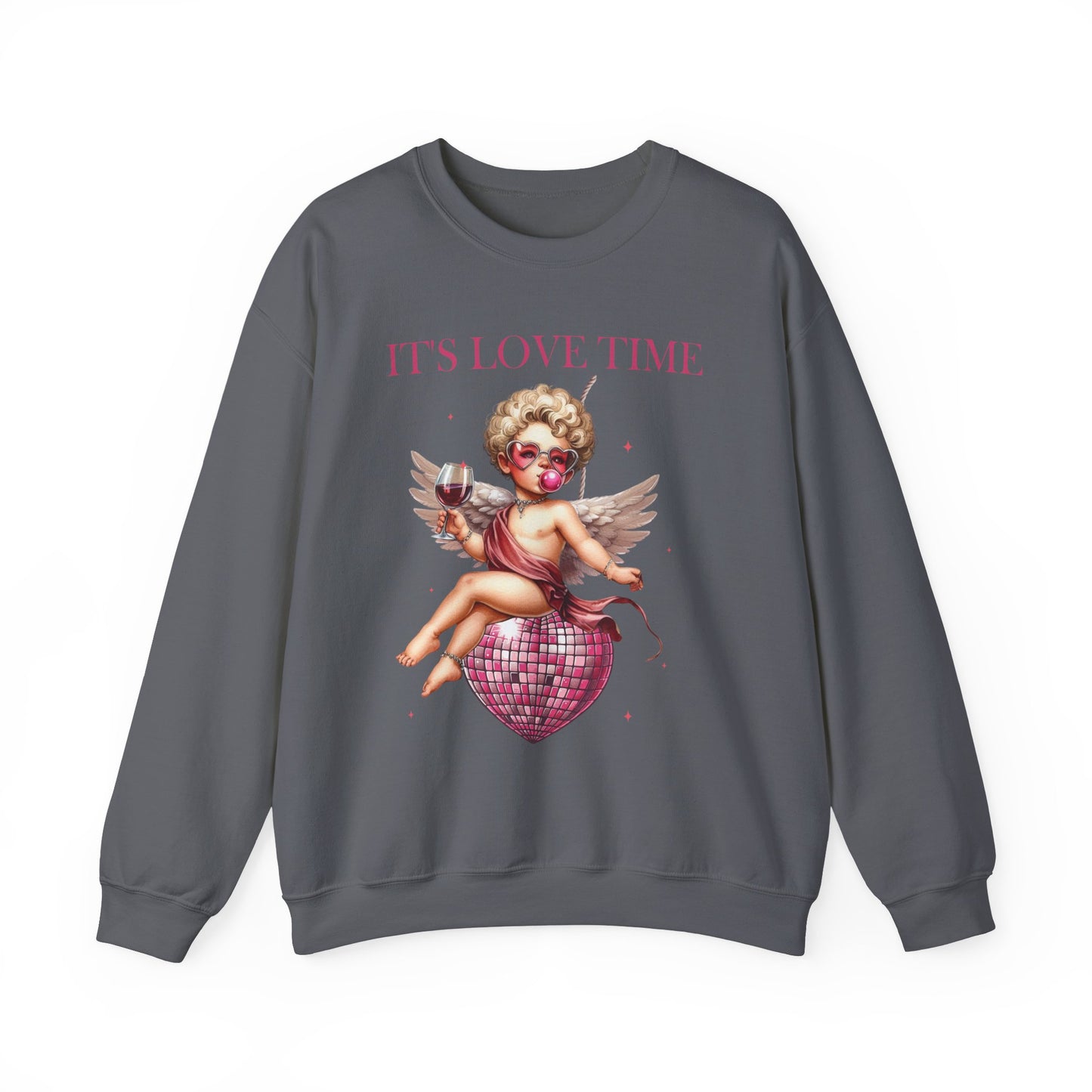 It’s Love Time Unisex Heavy Blend™ Crewneck Sweatshirt