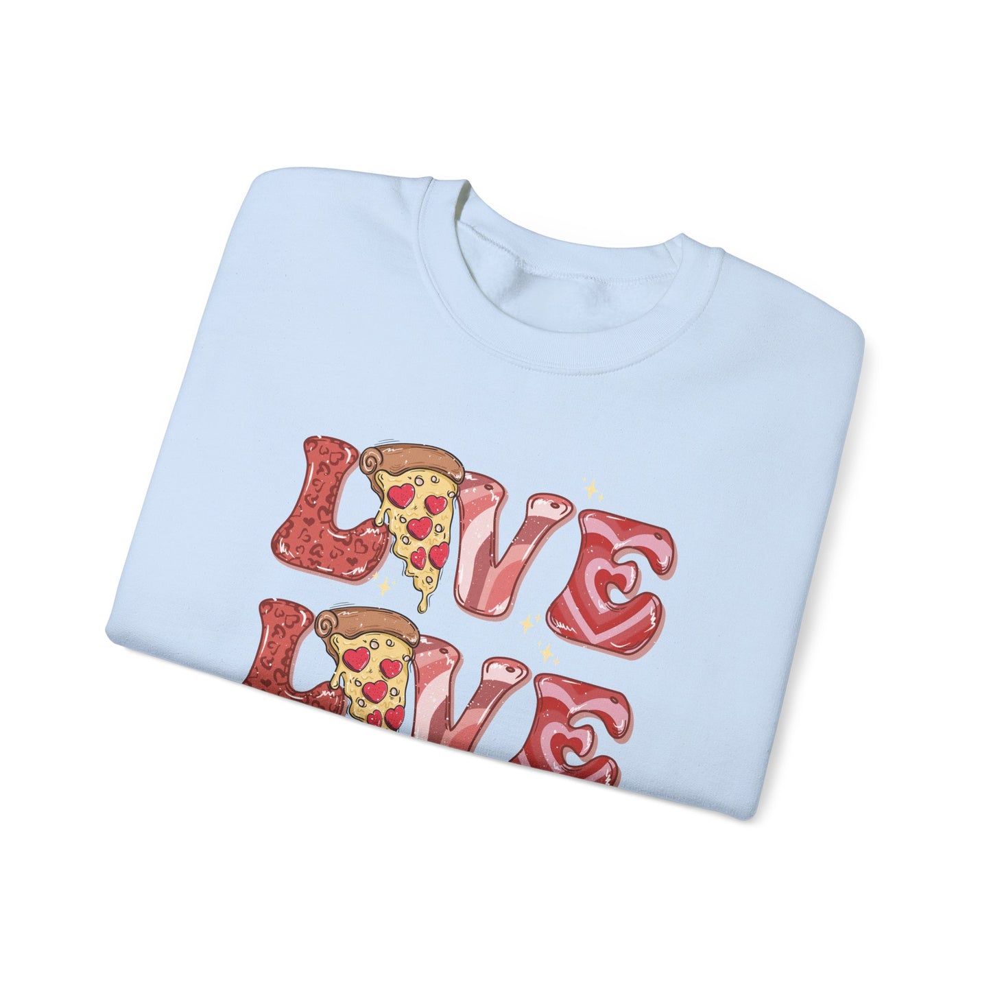 PIZZA Love Unisex Heavy Blend™ Crewneck Sweatshirt