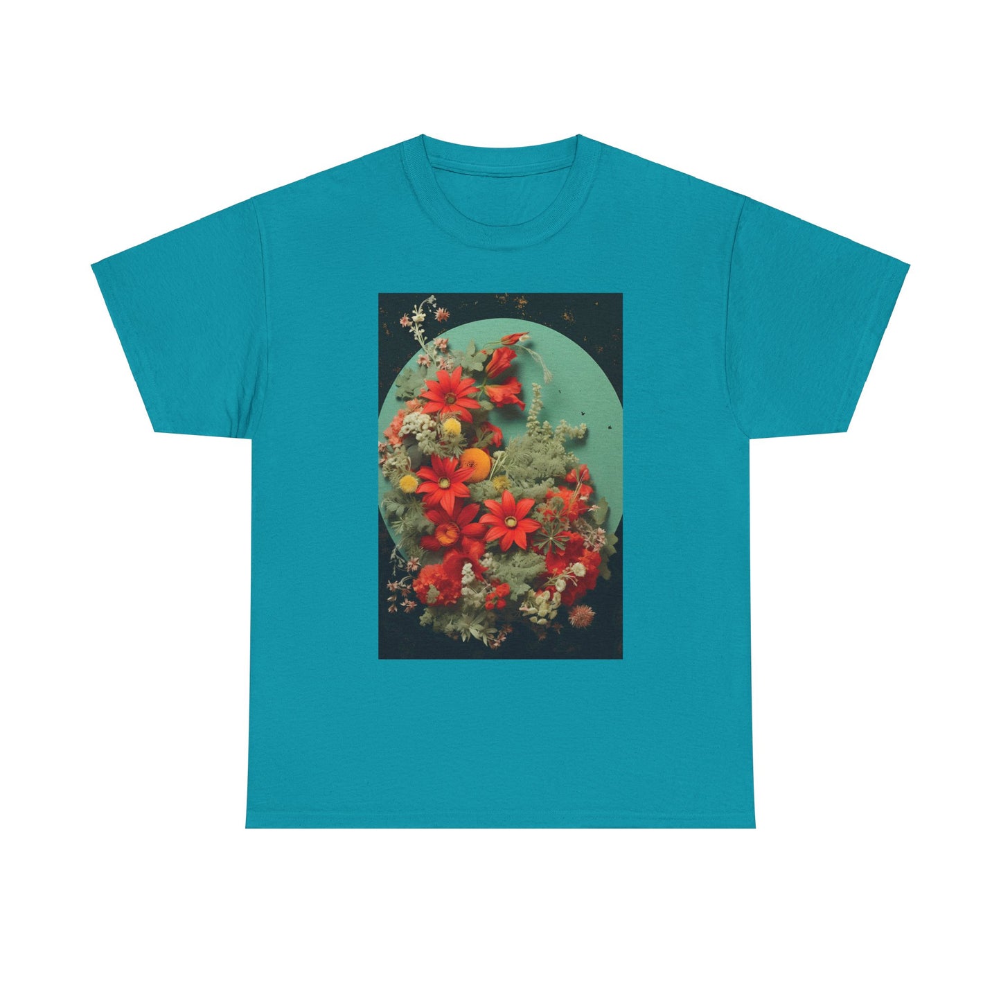 Flower Garden Unisex Heavy Cotton Tee
