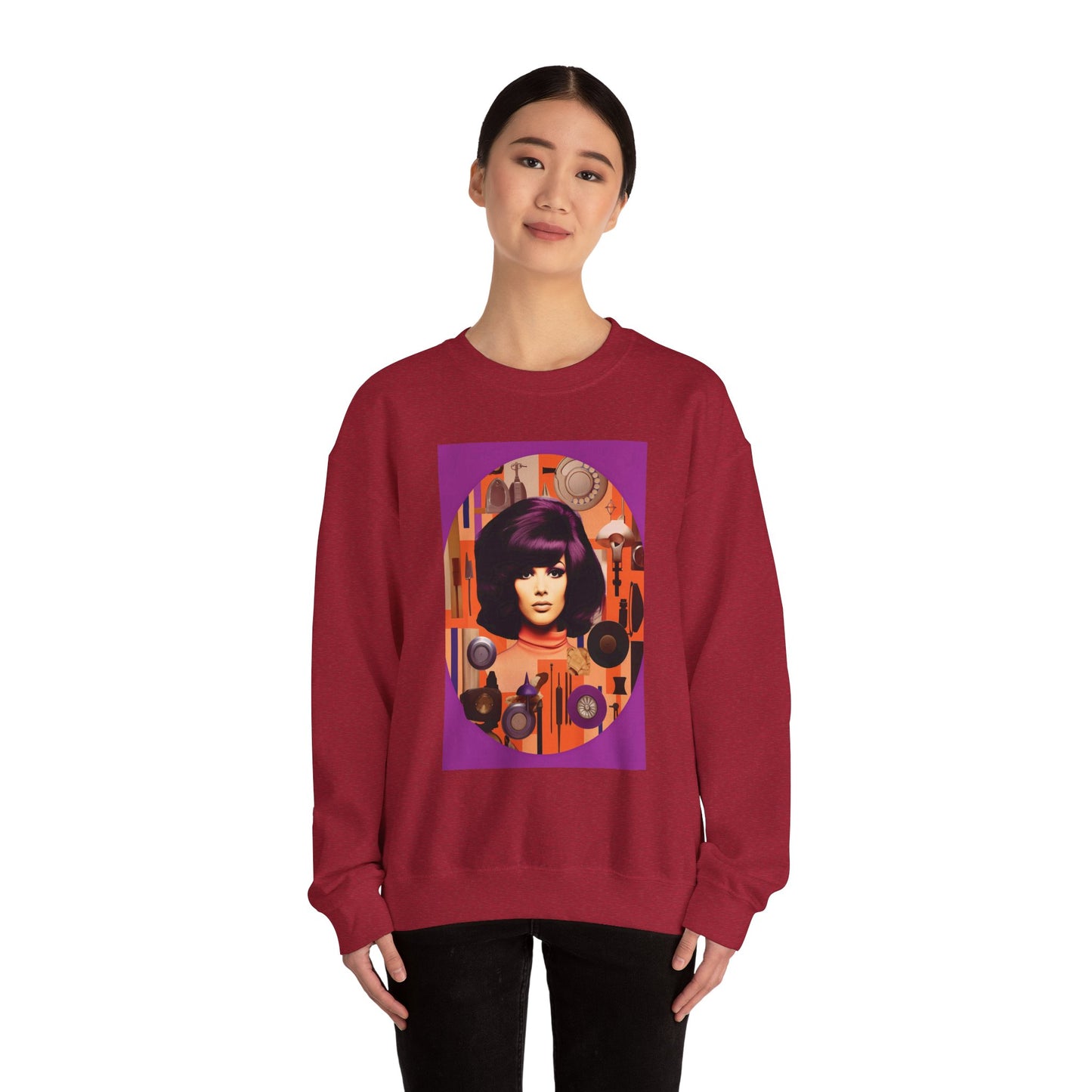 Purple Hue Unisex Heavy Blend™ Crewneck Sweatshirt
