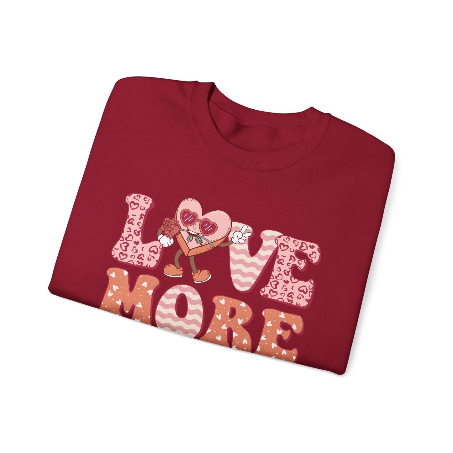 Love More Unisex Heavy Blend™ Crewneck Sweatshirt