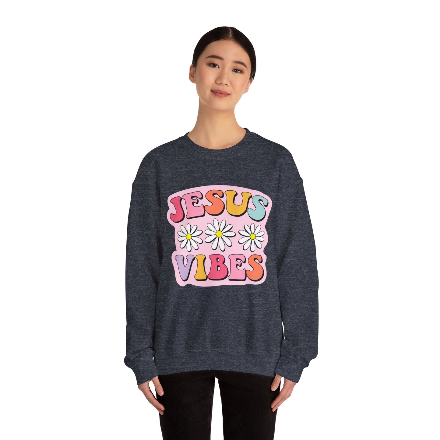 Jesus Vibes Unisex Heavy Blend™ Crewneck Sweatshirt