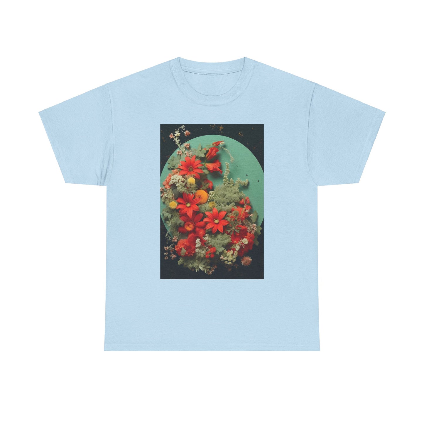 Flower Garden Unisex Heavy Cotton Tee