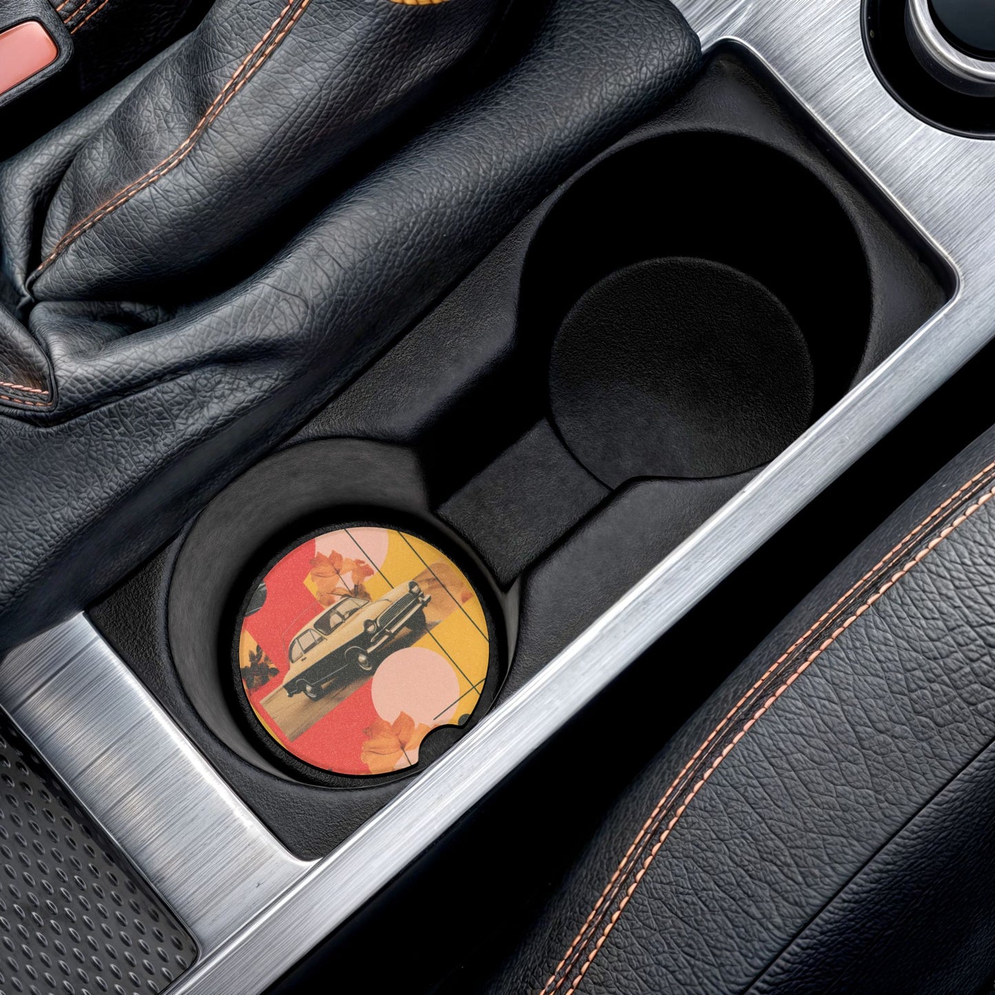 Wanderlust Wheels Soapstone Car Coaster