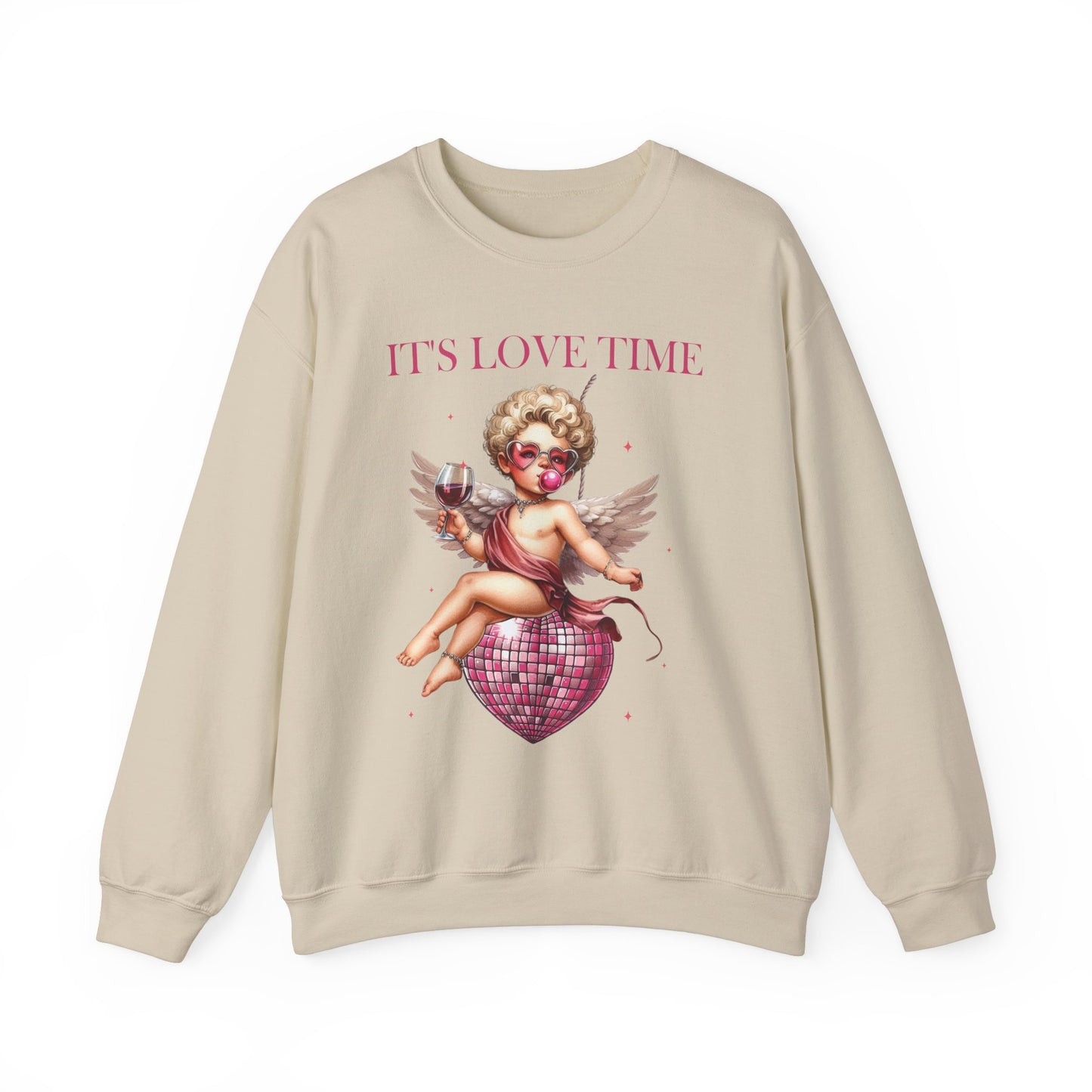 It’s Love Time Unisex Heavy Blend™ Crewneck Sweatshirt