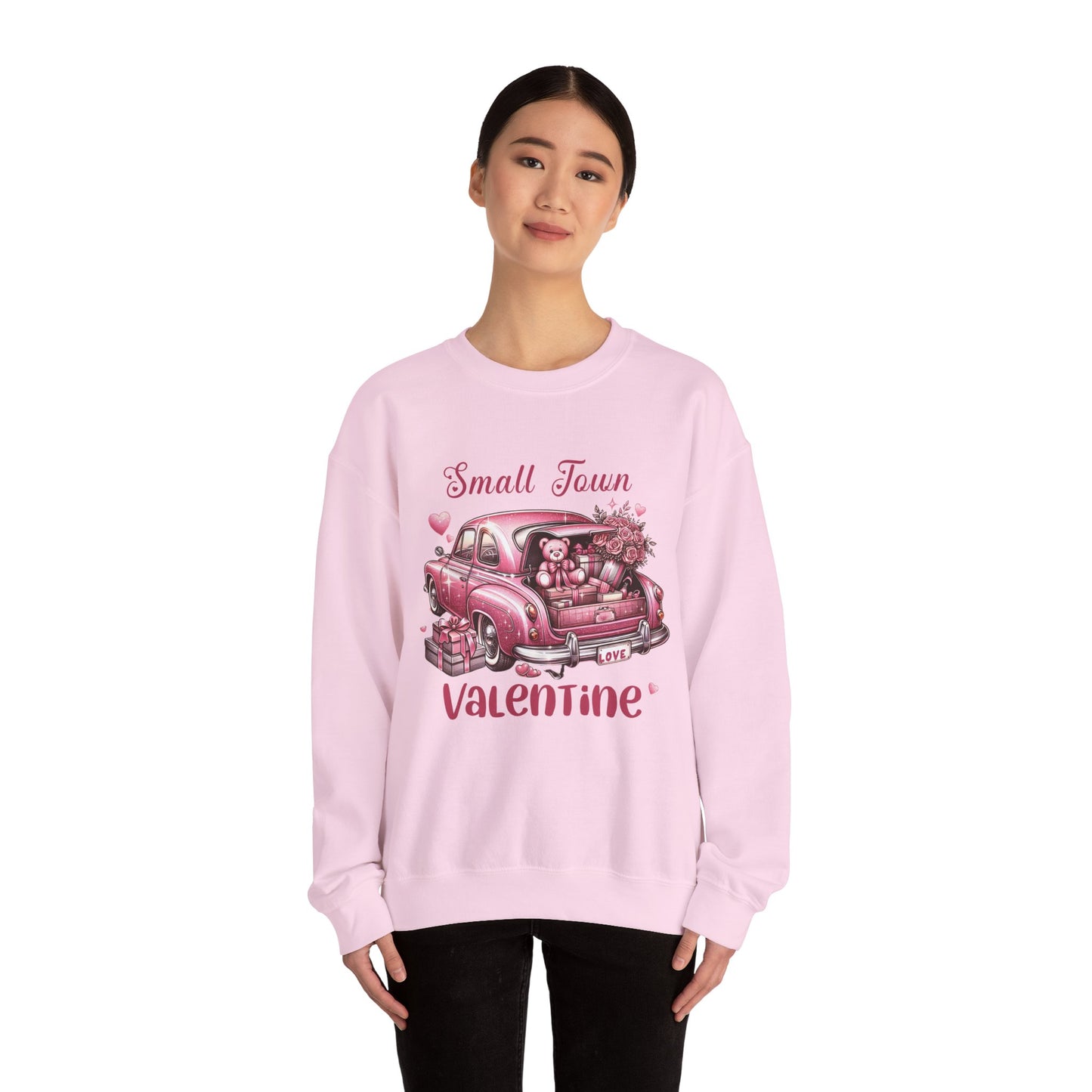 Small Town Valentine Unisex Heavy Blend™ Crewneck Sweatshirt