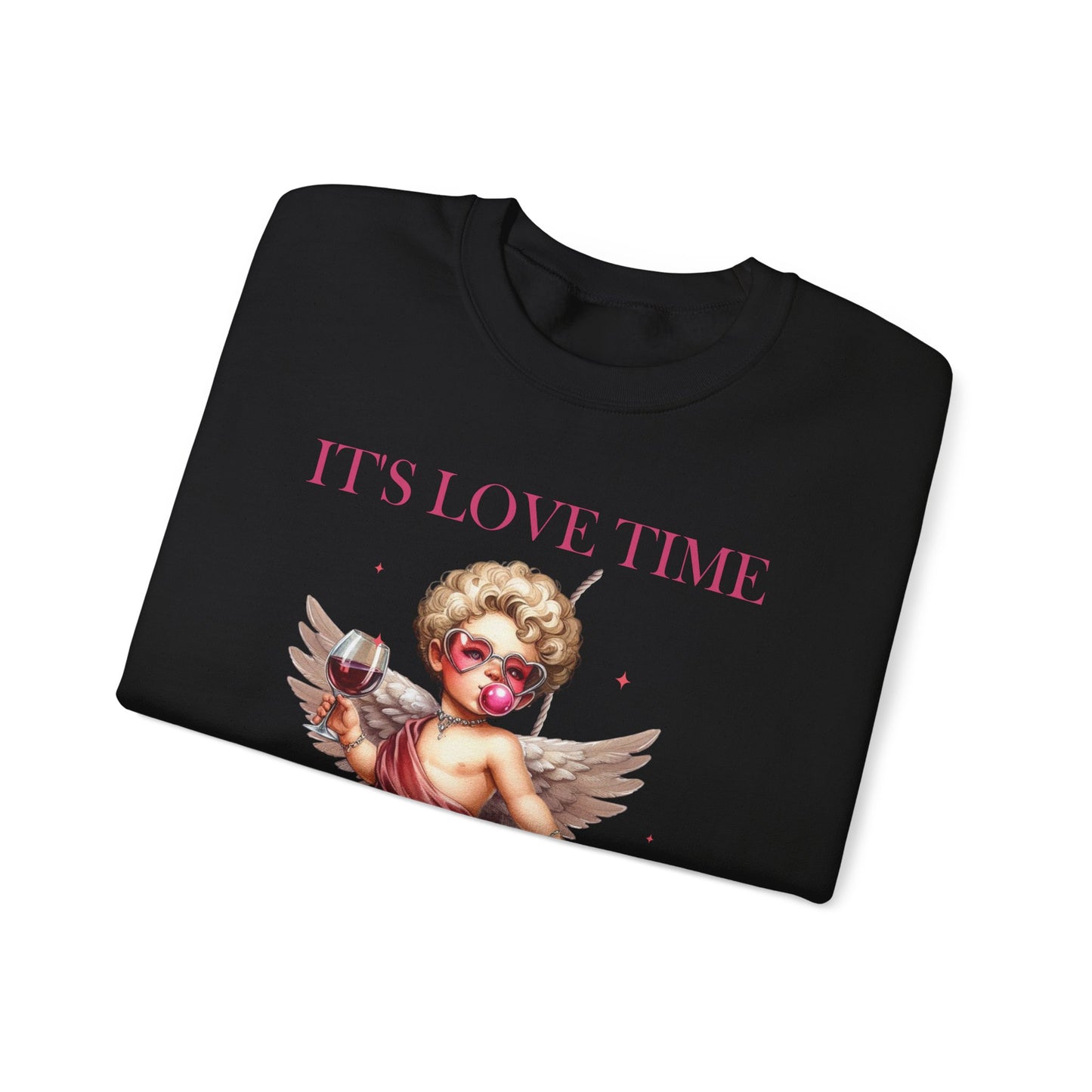 It’s Love Time Unisex Heavy Blend™ Crewneck Sweatshirt