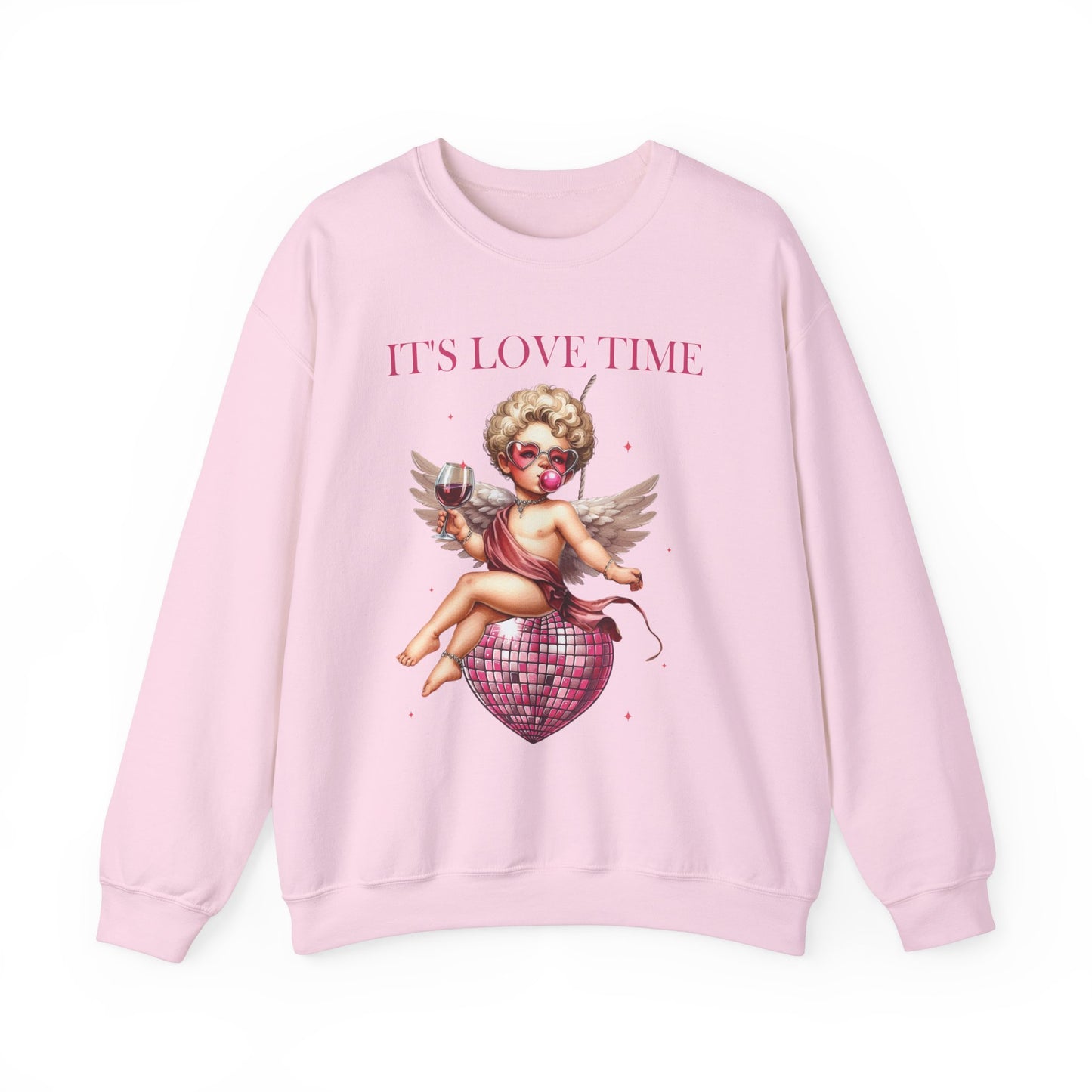 It’s Love Time Unisex Heavy Blend™ Crewneck Sweatshirt