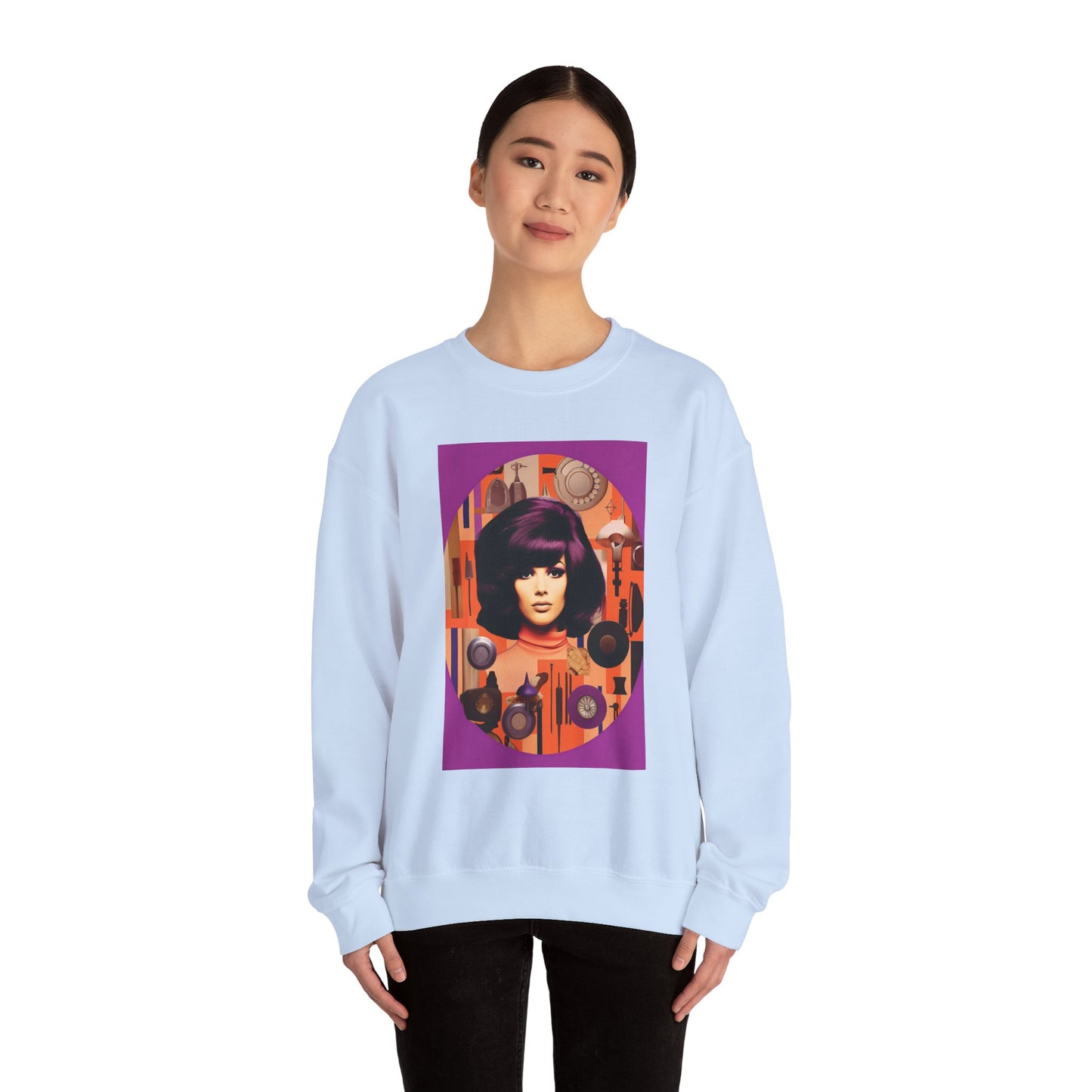 Purple Hue Unisex Heavy Blend™ Crewneck Sweatshirt