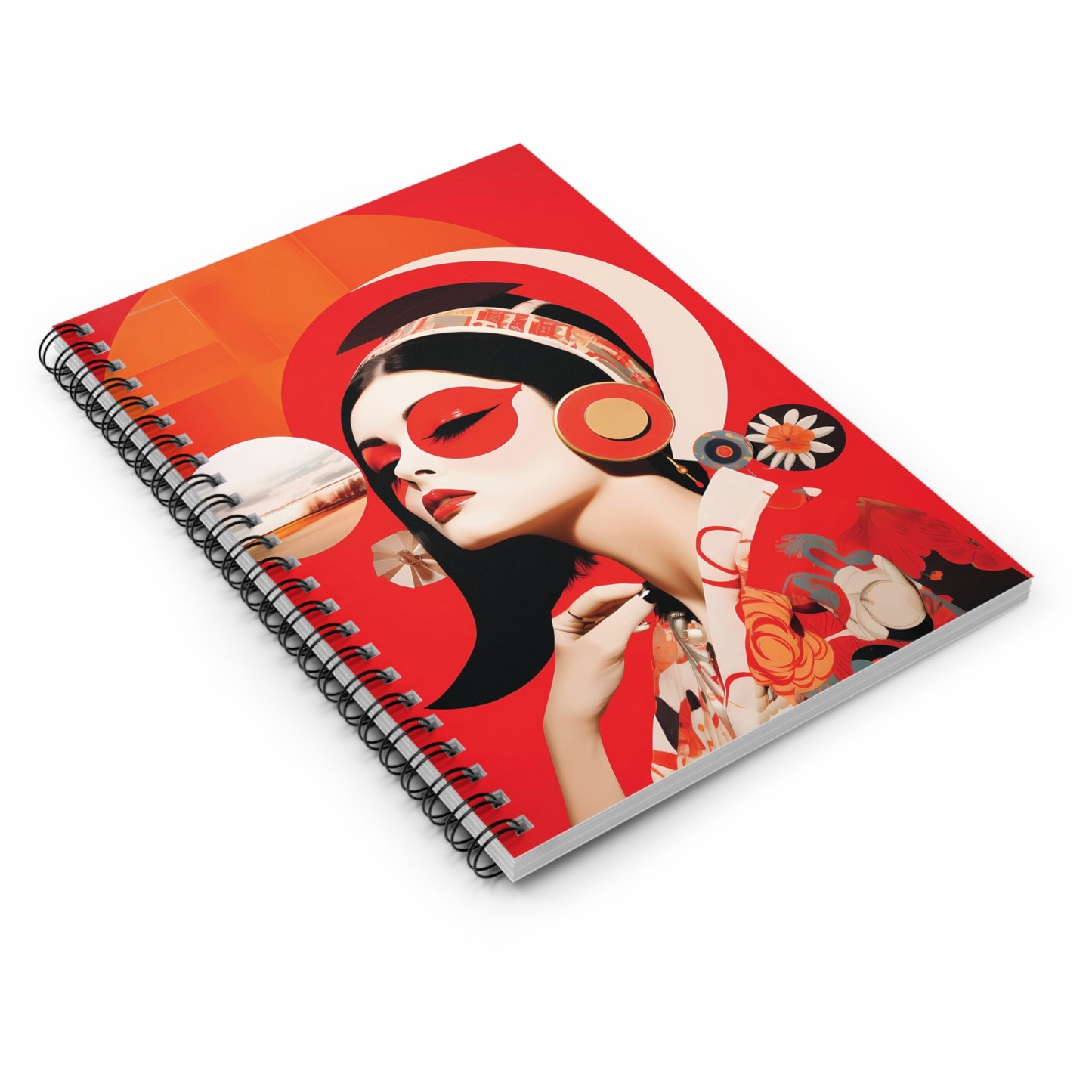 Golden Hour Babe Spiral Notebook - Ruled Line