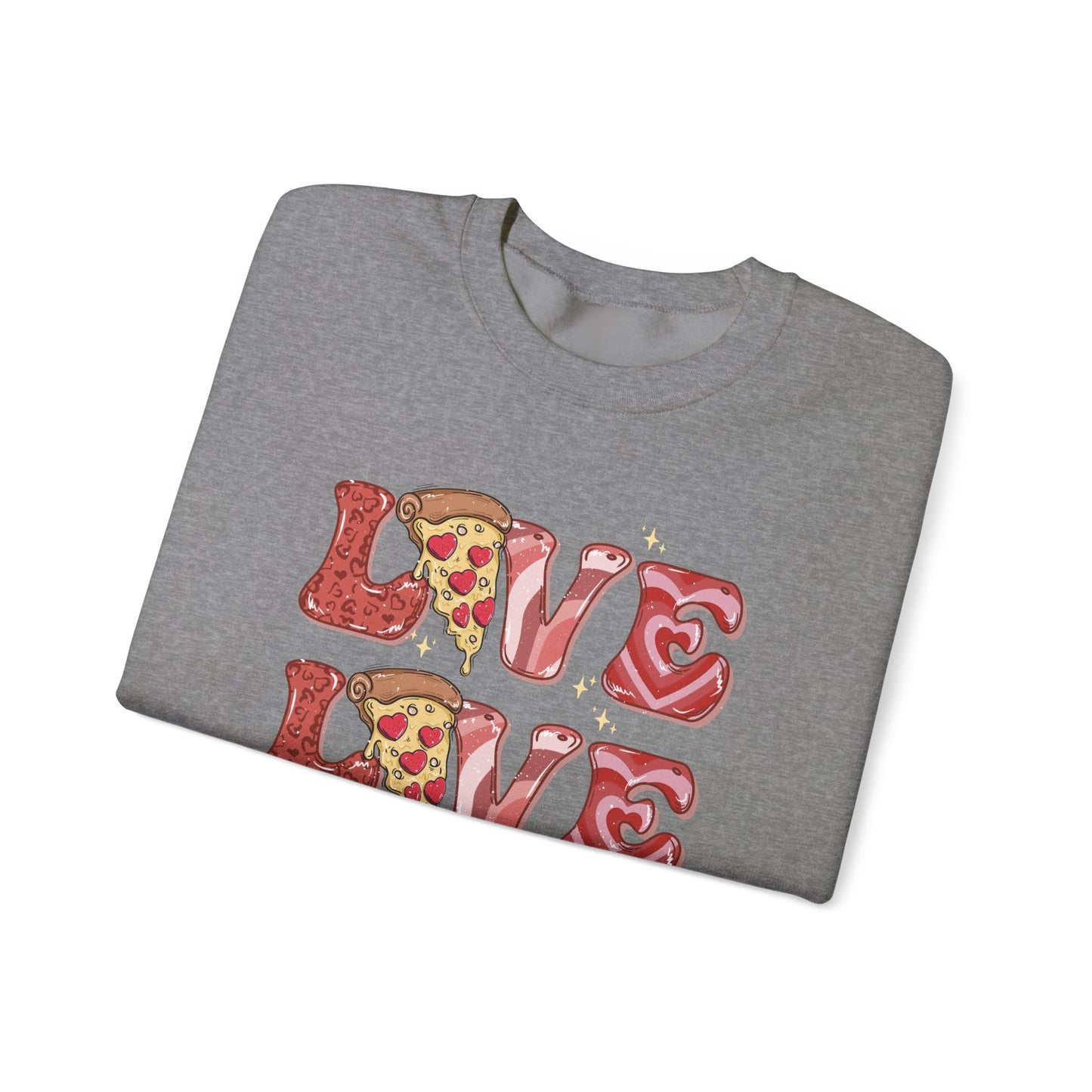 PIZZA Love Unisex Heavy Blend™ Crewneck Sweatshirt