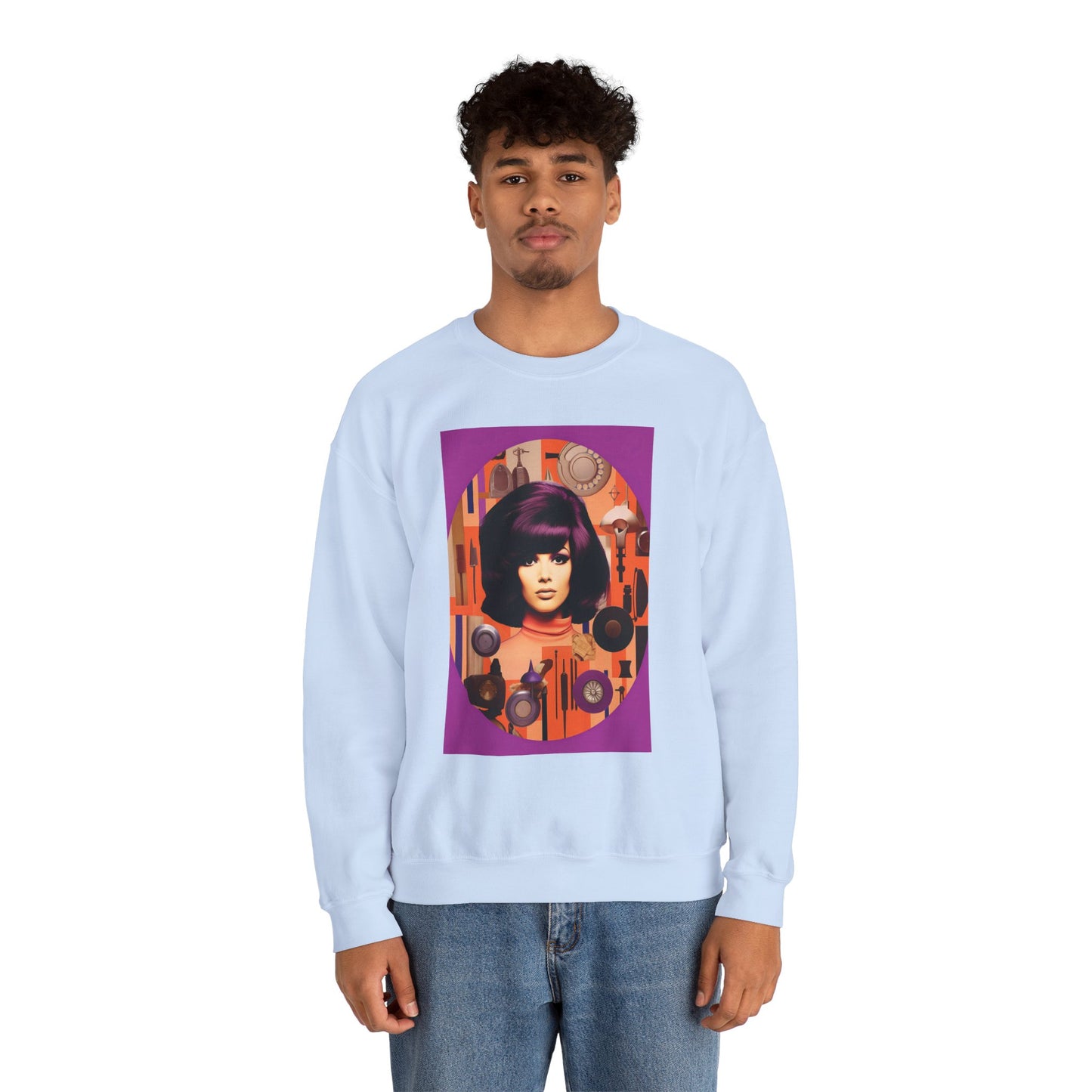 Purple Hue Unisex Heavy Blend™ Crewneck Sweatshirt