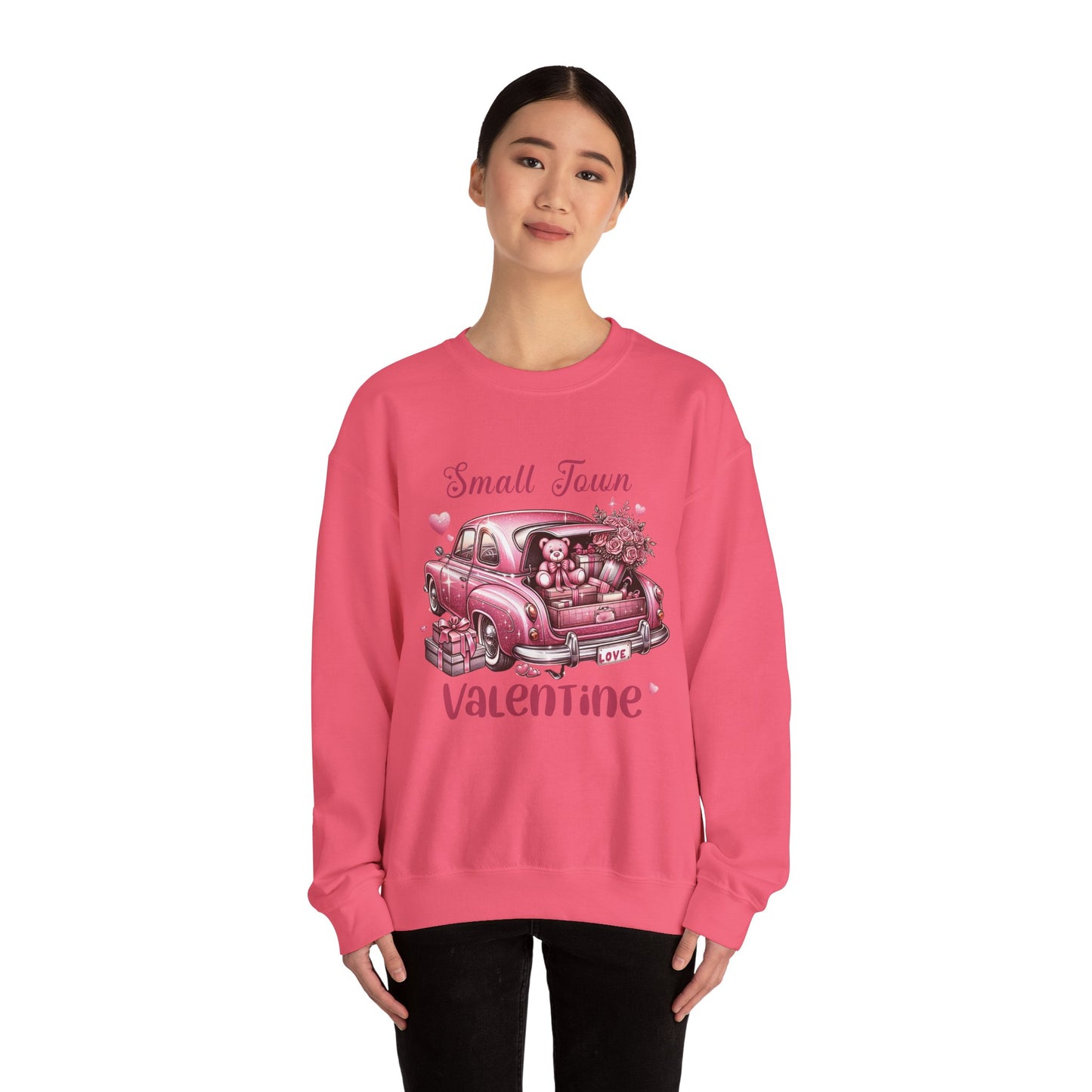 Small Town Valentine Unisex Heavy Blend™ Crewneck Sweatshirt