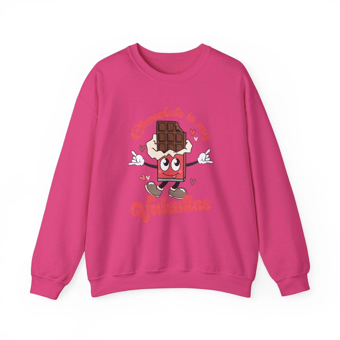 Chocolate is My Valentine Unisex Heavy Blend™ Crewneck Sweatshirt