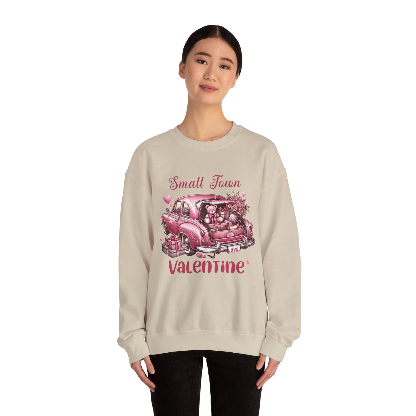 Small Town Valentine Unisex Heavy Blend™ Crewneck Sweatshirt