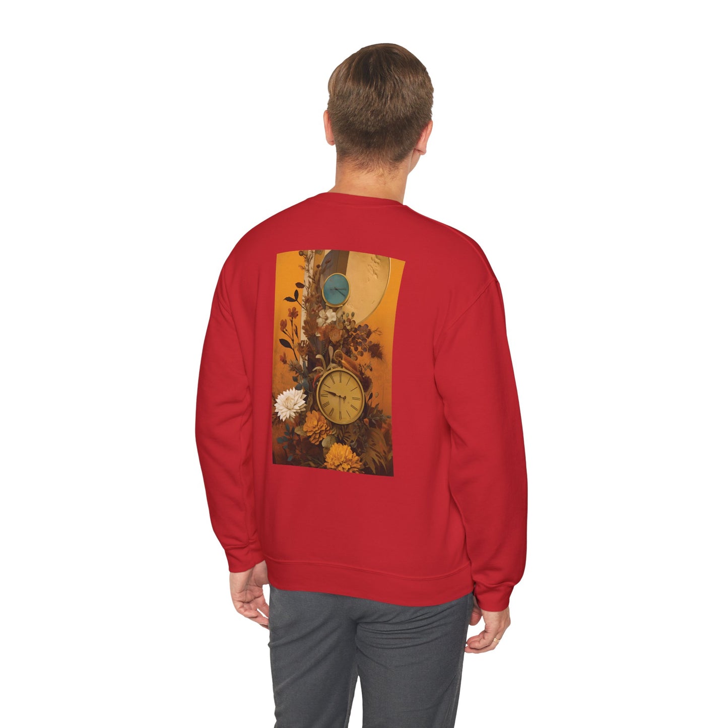 People, Time & Style: A Retro Journey Unisex Heavy Blend™ Crewneck Sweatshirt
