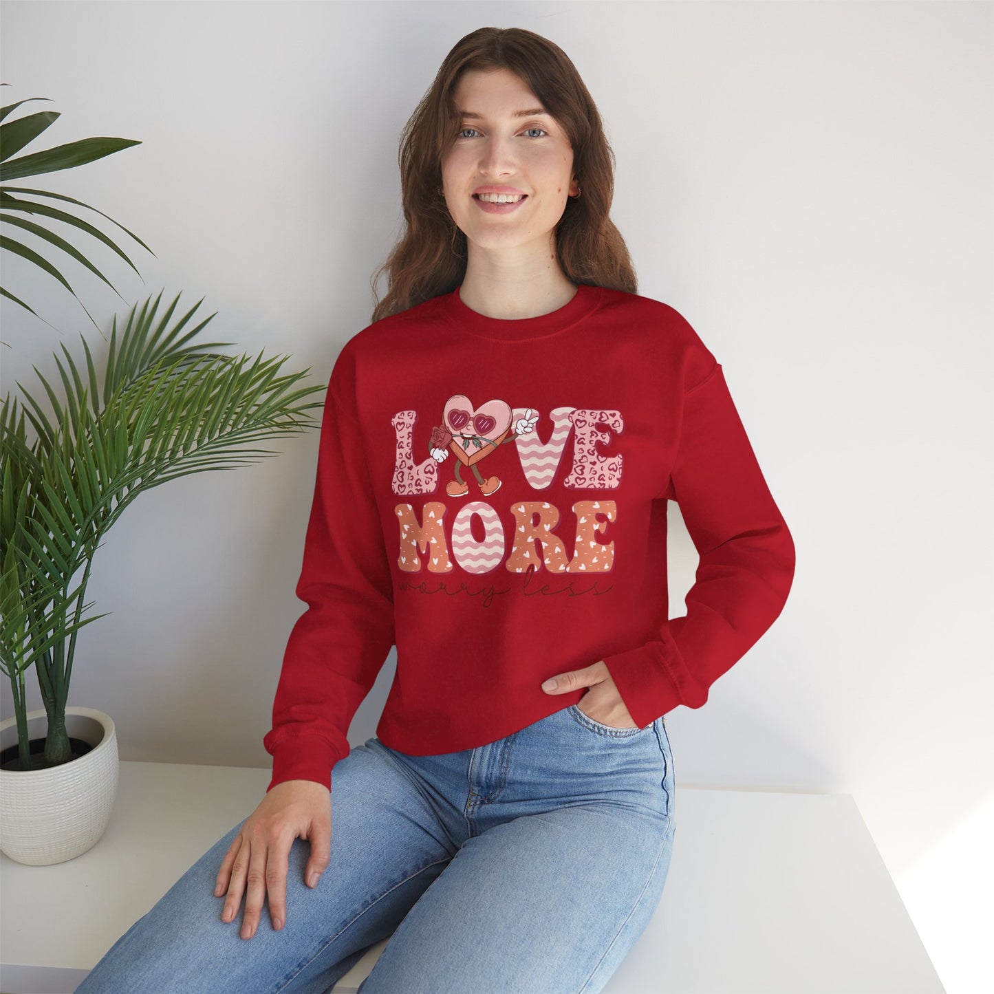 Love More Unisex Heavy Blend™ Crewneck Sweatshirt