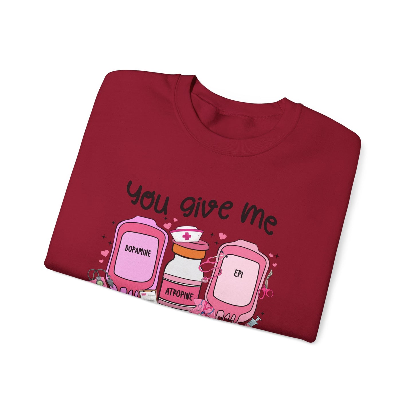 You Give Me Tachycardia Unisex Heavy Blend™ Crewneck Sweatshirt