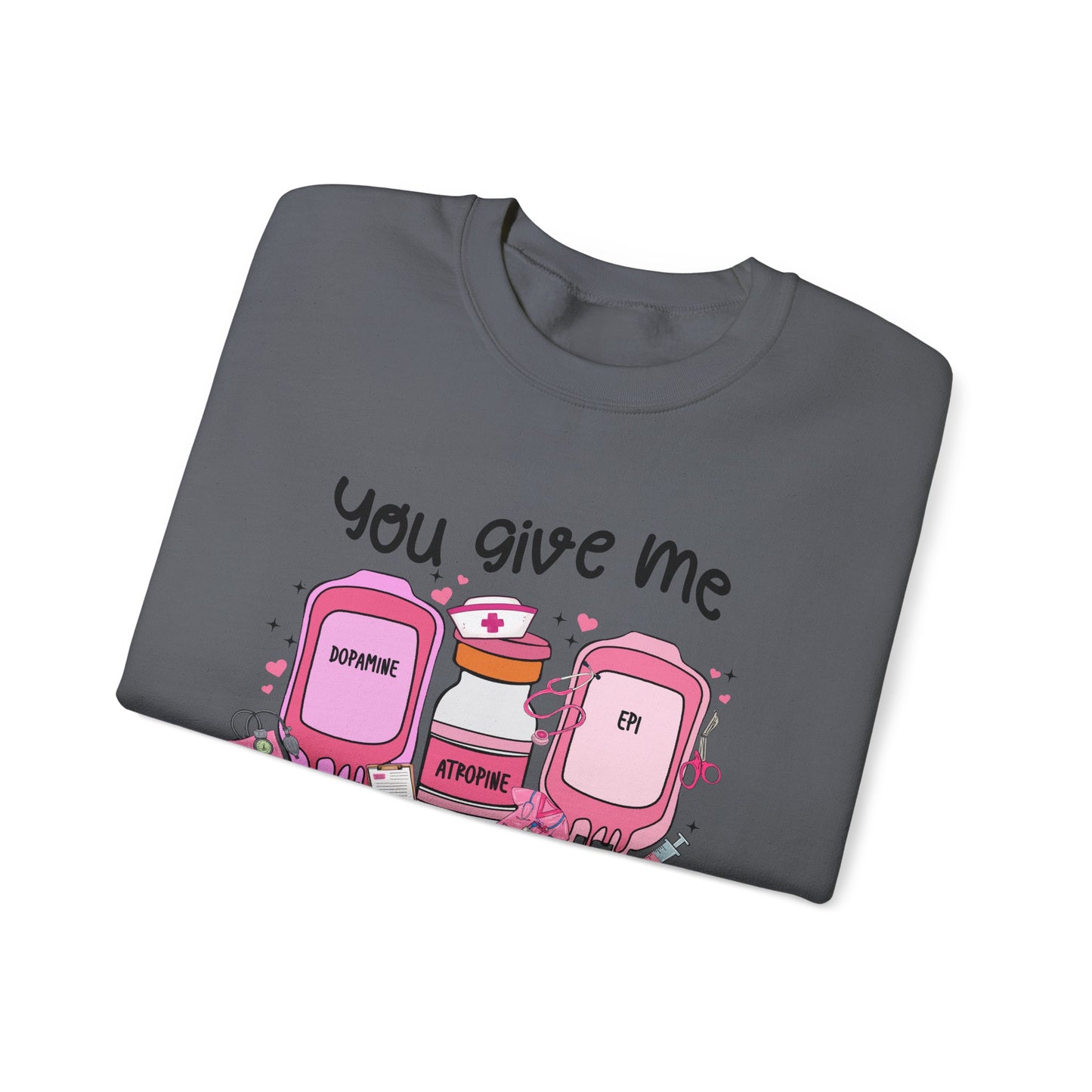 You Give Me Tachycardia Unisex Heavy Blend™ Crewneck Sweatshirt