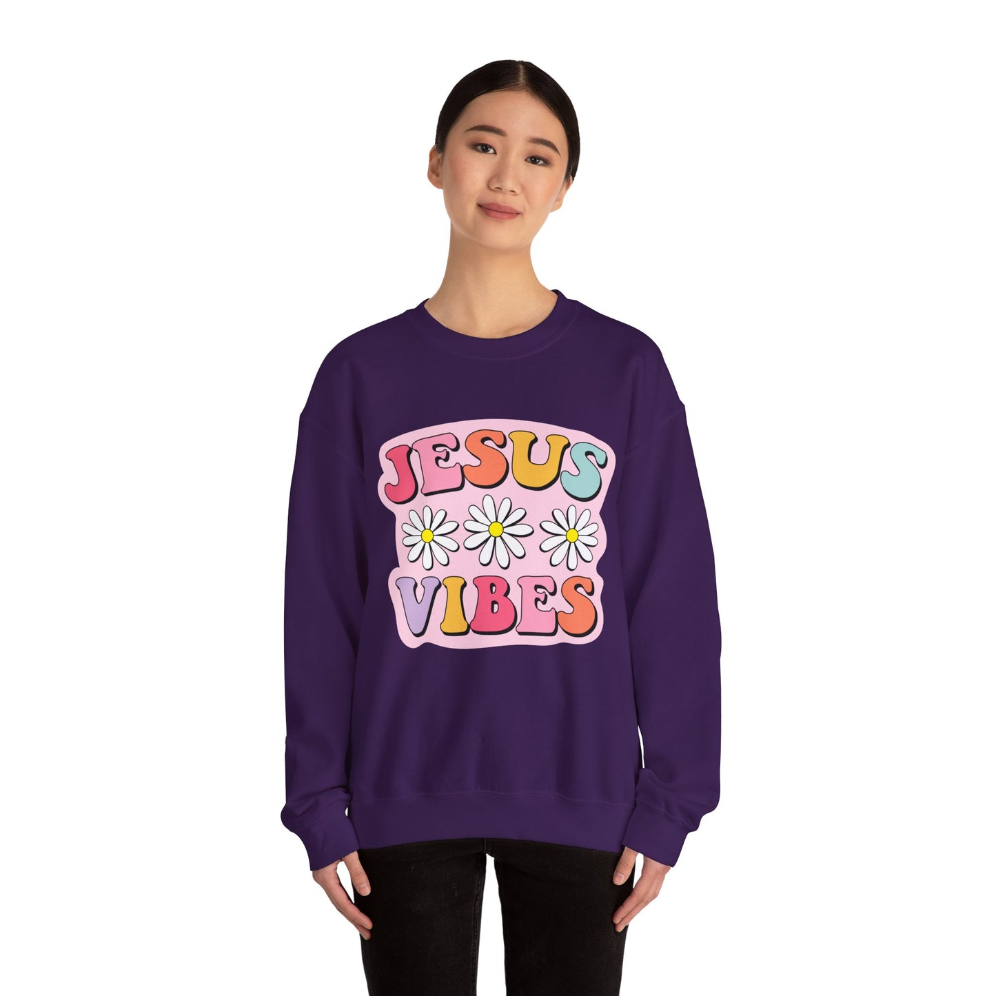 Jesus Vibes Unisex Heavy Blend™ Crewneck Sweatshirt