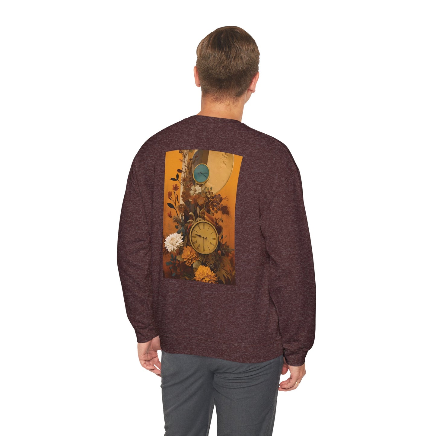 People, Time & Style: A Retro Journey Unisex Heavy Blend™ Crewneck Sweatshirt