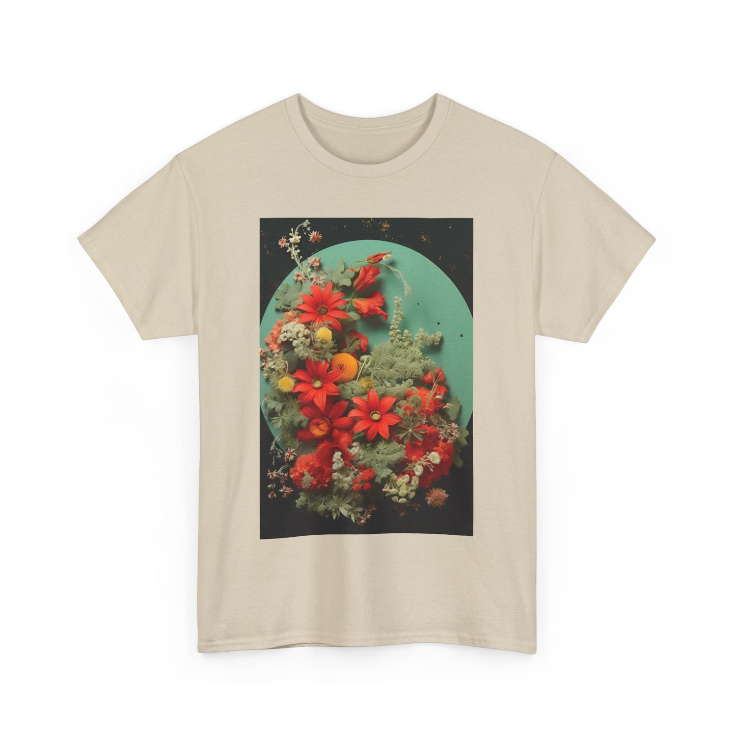 Flower Garden Unisex Heavy Cotton Tee