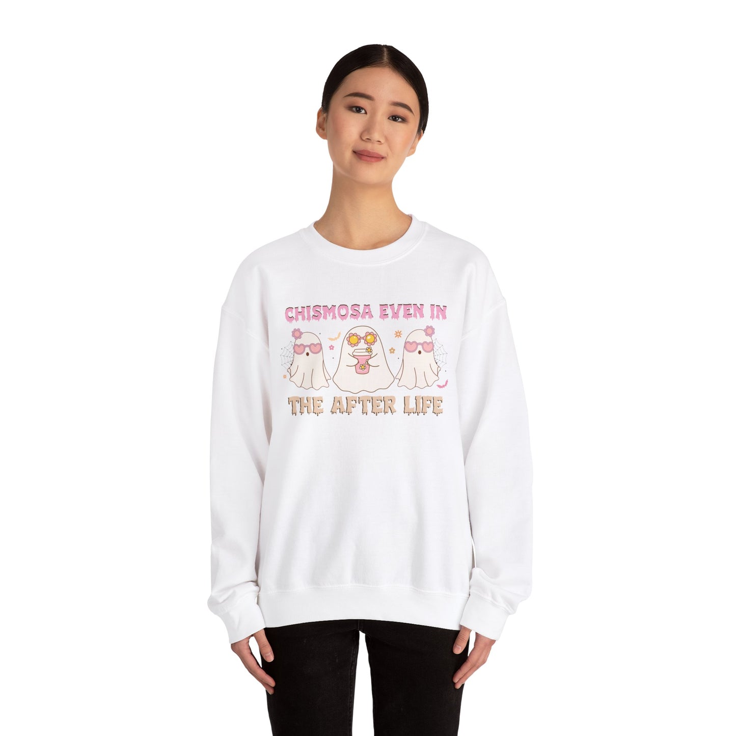 Chismosa In The After Life Unisex Heavy Blend™ Crewneck Sweatshirt