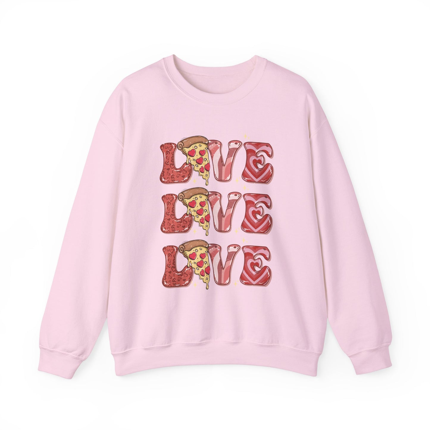 PIZZA Love Unisex Heavy Blend™ Crewneck Sweatshirt