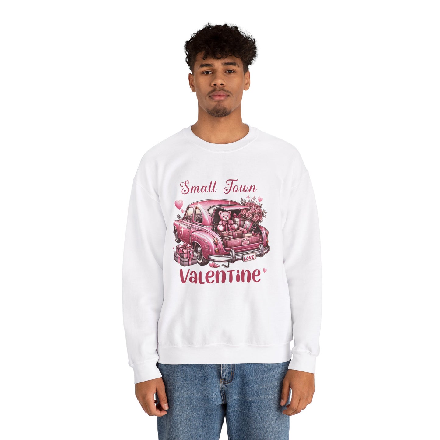 Small Town Valentine Unisex Heavy Blend™ Crewneck Sweatshirt
