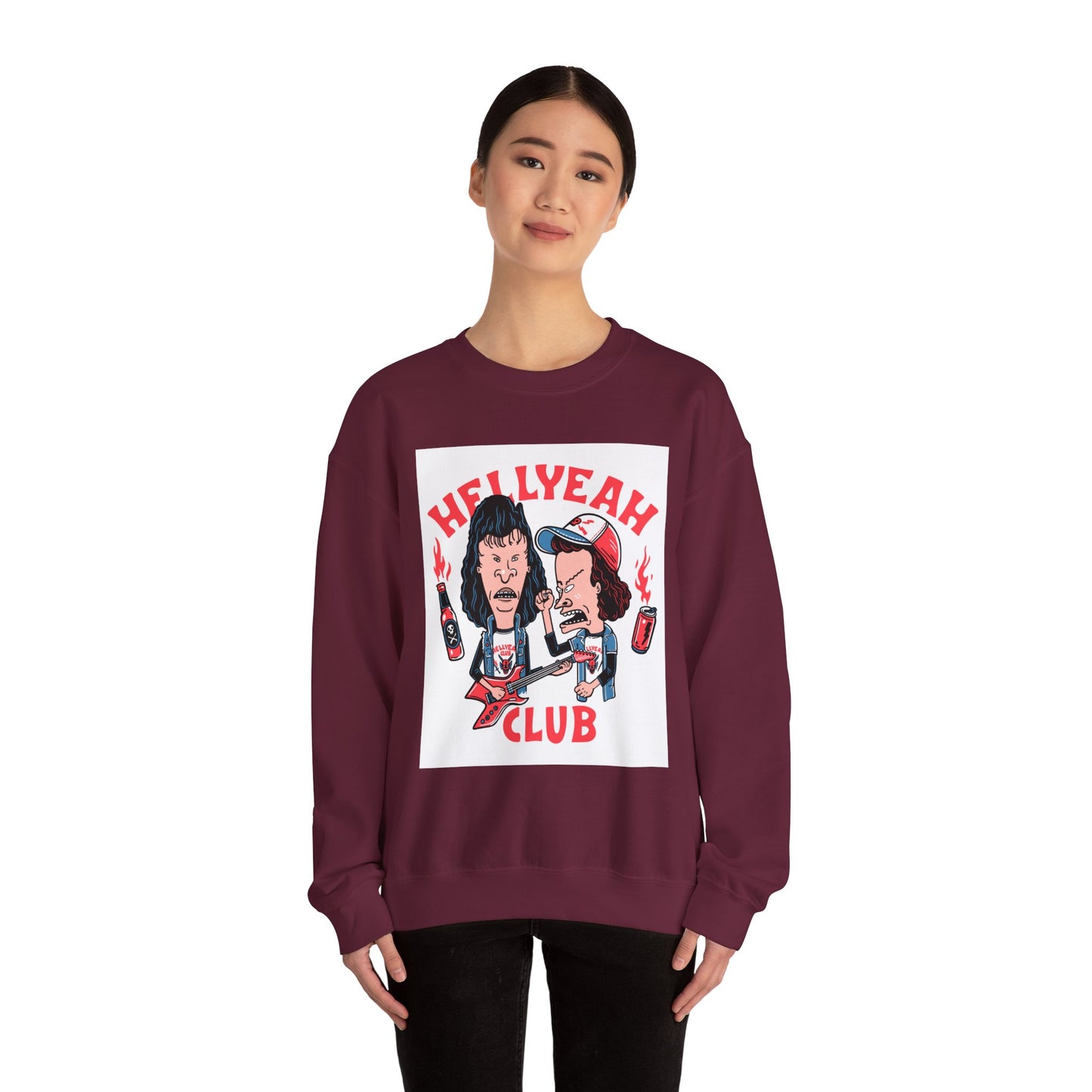 Hell Yeah Club Unisex Heavy Blend™ Crewneck Sweatshirt