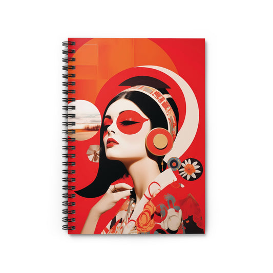 Golden Hour Babe Spiral Notebook - Ruled Line