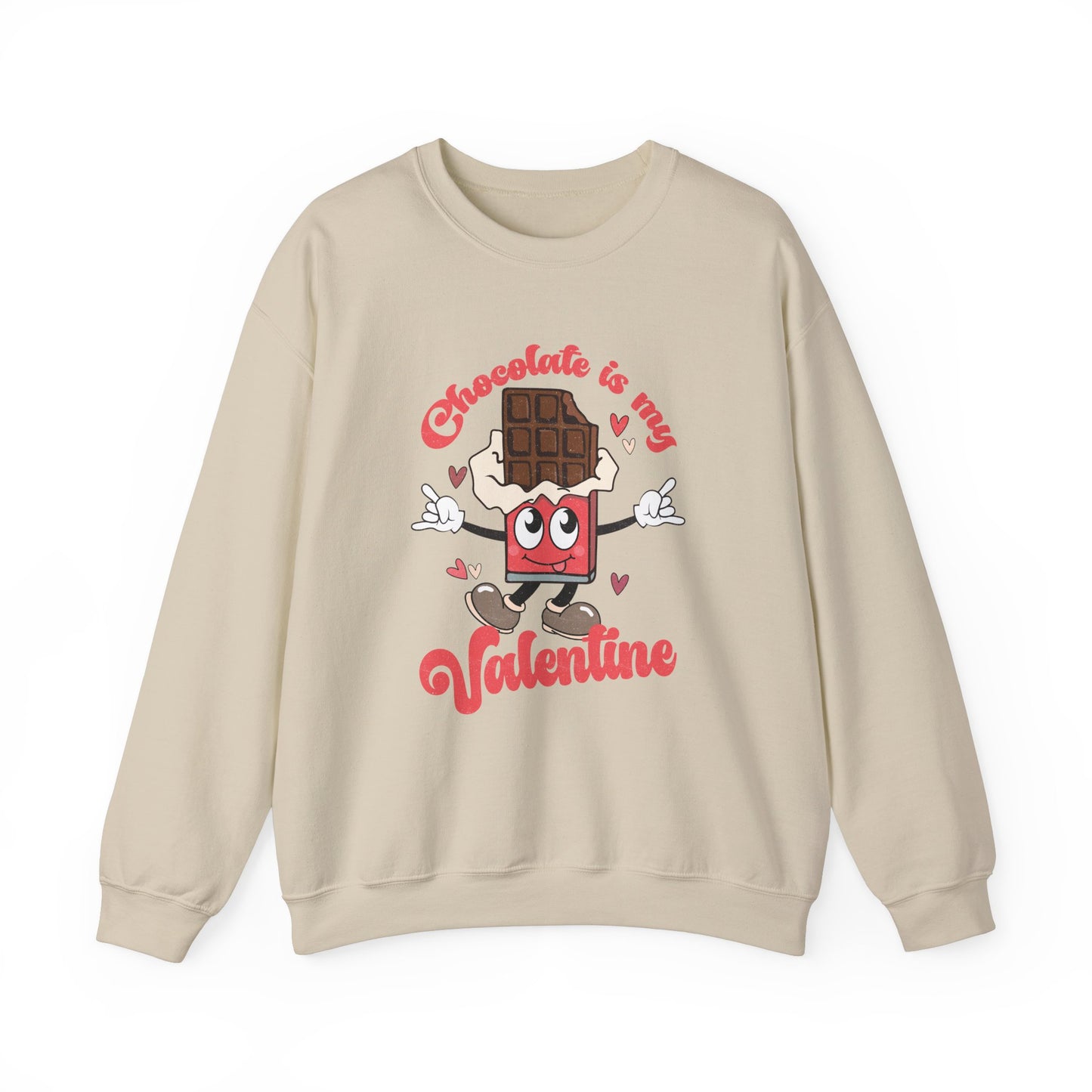 Chocolate is My Valentine Unisex Heavy Blend™ Crewneck Sweatshirt
