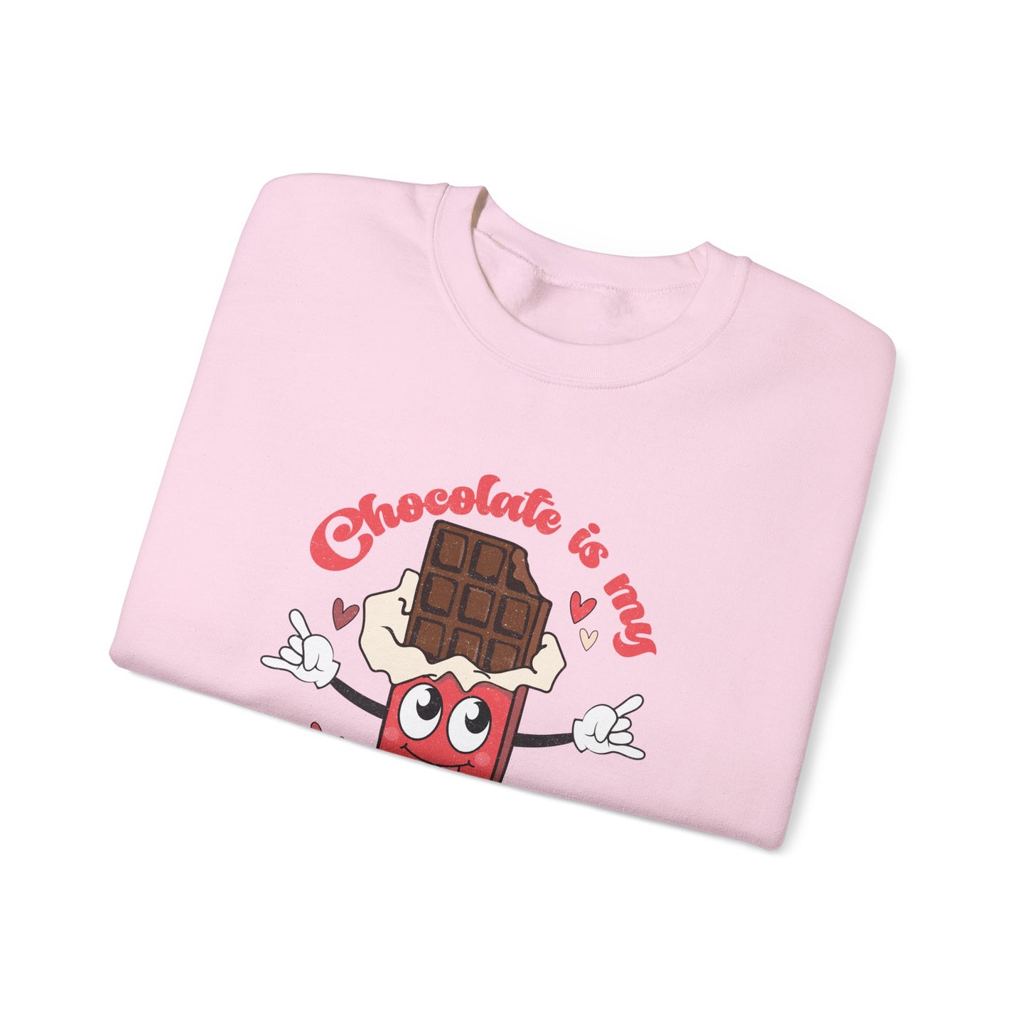 Chocolate is My Valentine Unisex Heavy Blend™ Crewneck Sweatshirt