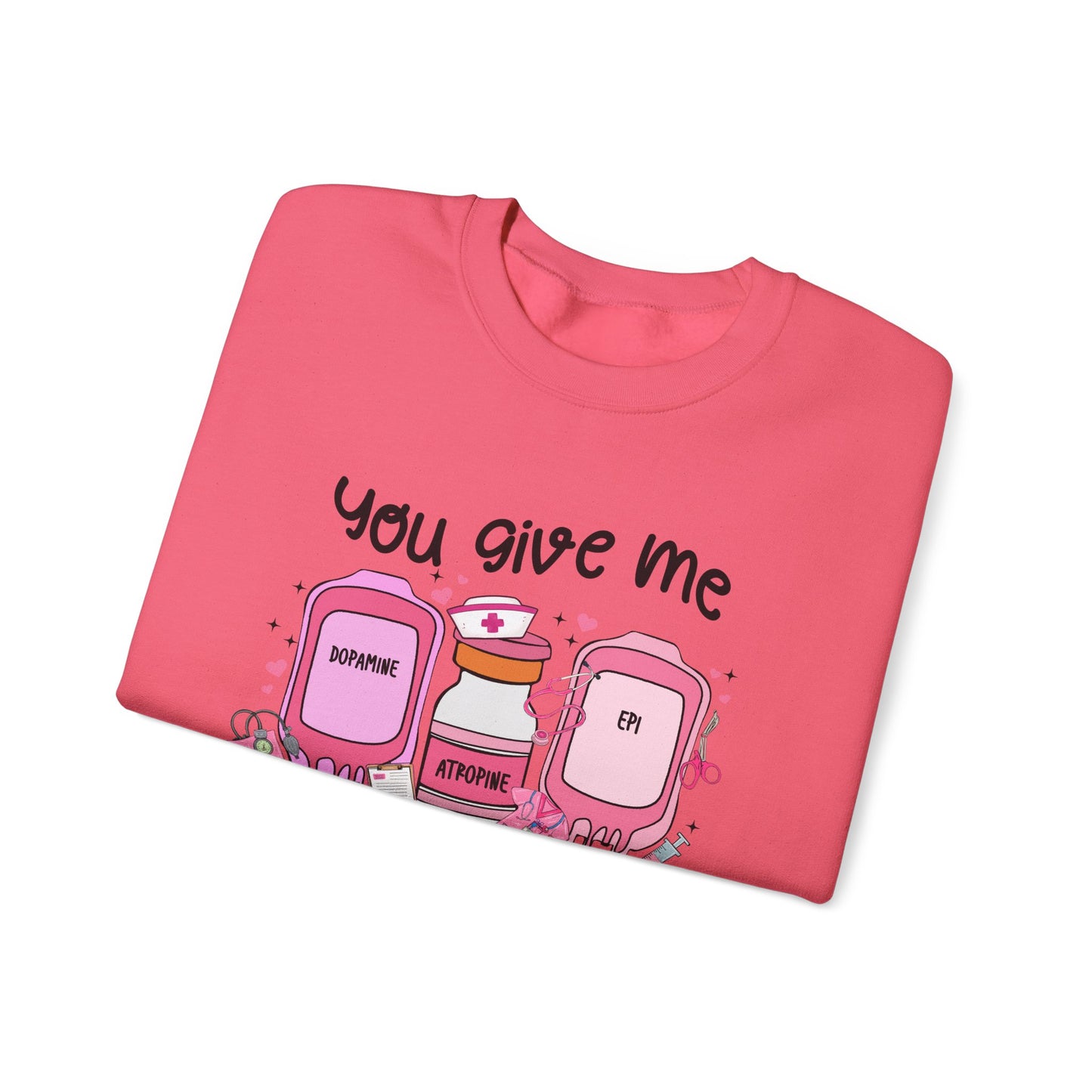 You Give Me Tachycardia Unisex Heavy Blend™ Crewneck Sweatshirt