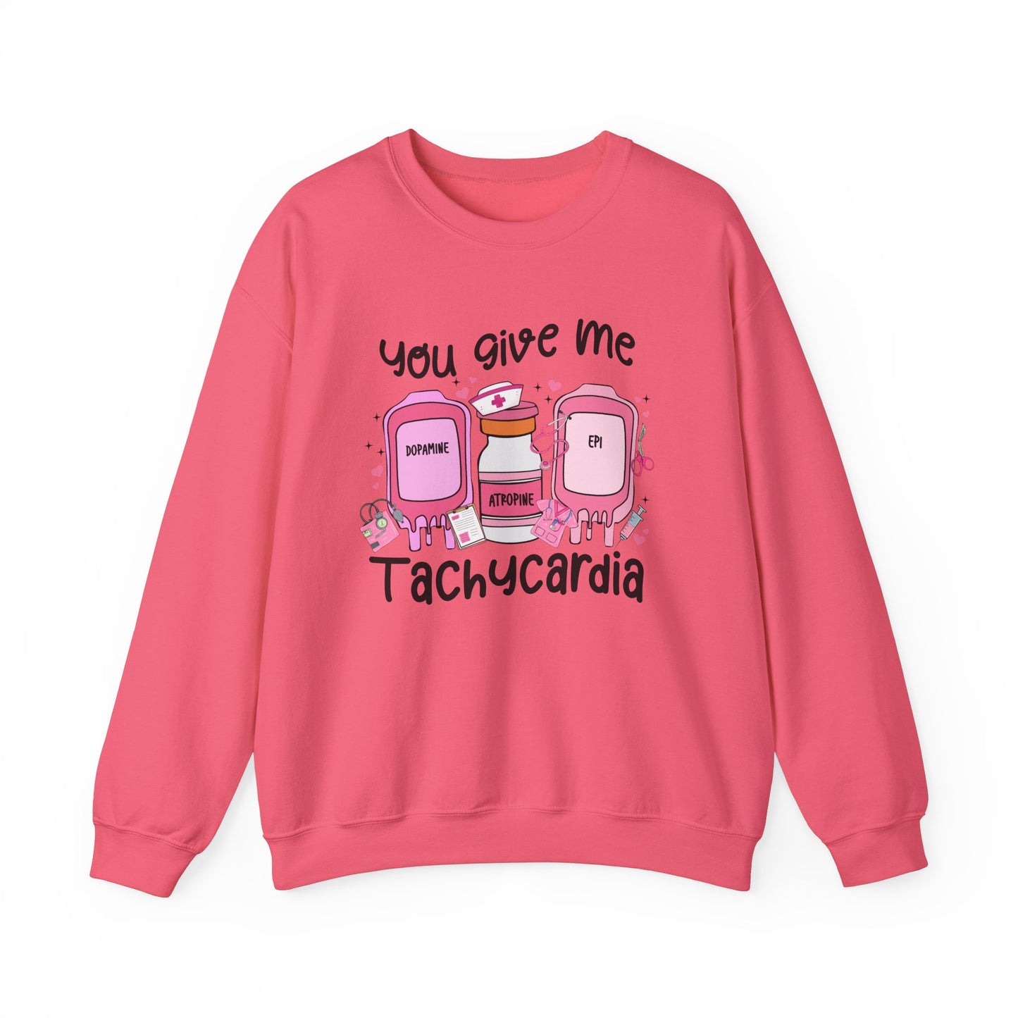 You Give Me Tachycardia Unisex Heavy Blend™ Crewneck Sweatshirt