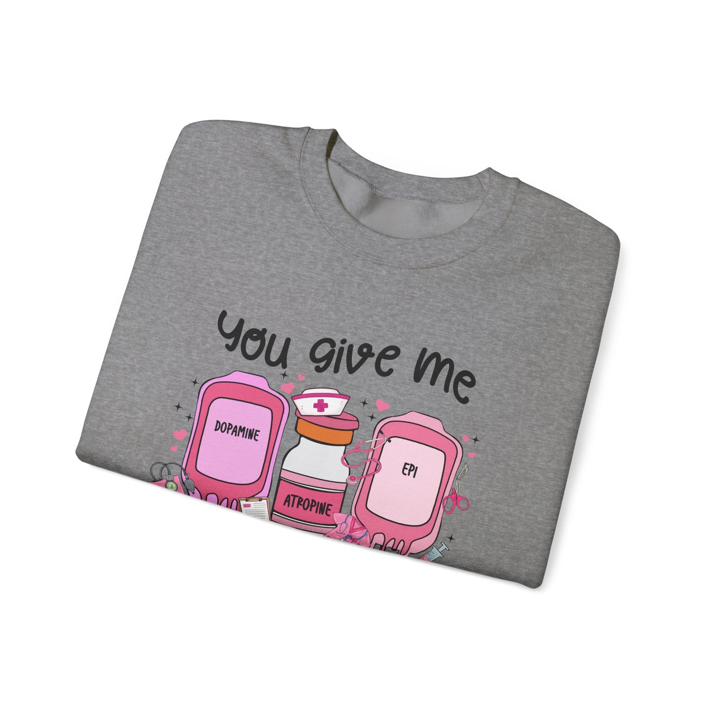 You Give Me Tachycardia Unisex Heavy Blend™ Crewneck Sweatshirt
