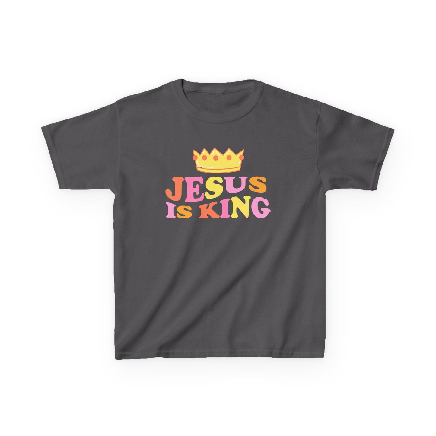 Jesus Is King Kids Heavy Cotton™ Tee