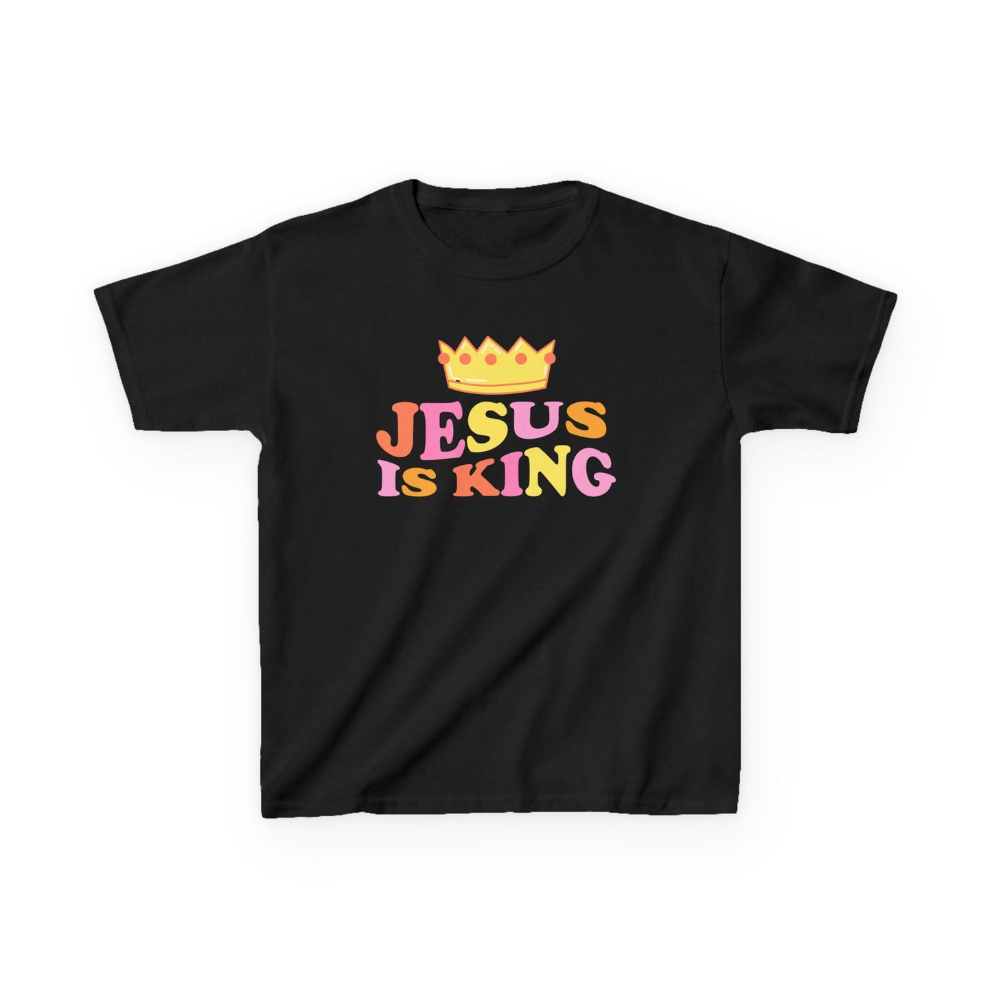 Jesus Is King Kids Heavy Cotton™ Tee