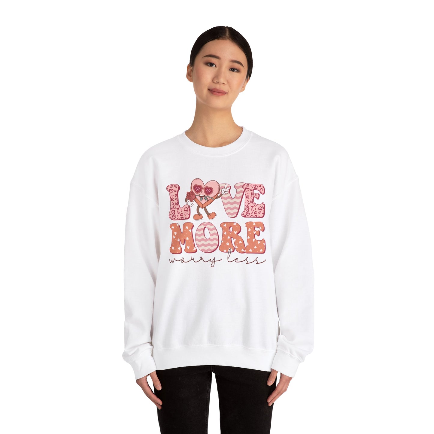 Love More Unisex Heavy Blend™ Crewneck Sweatshirt