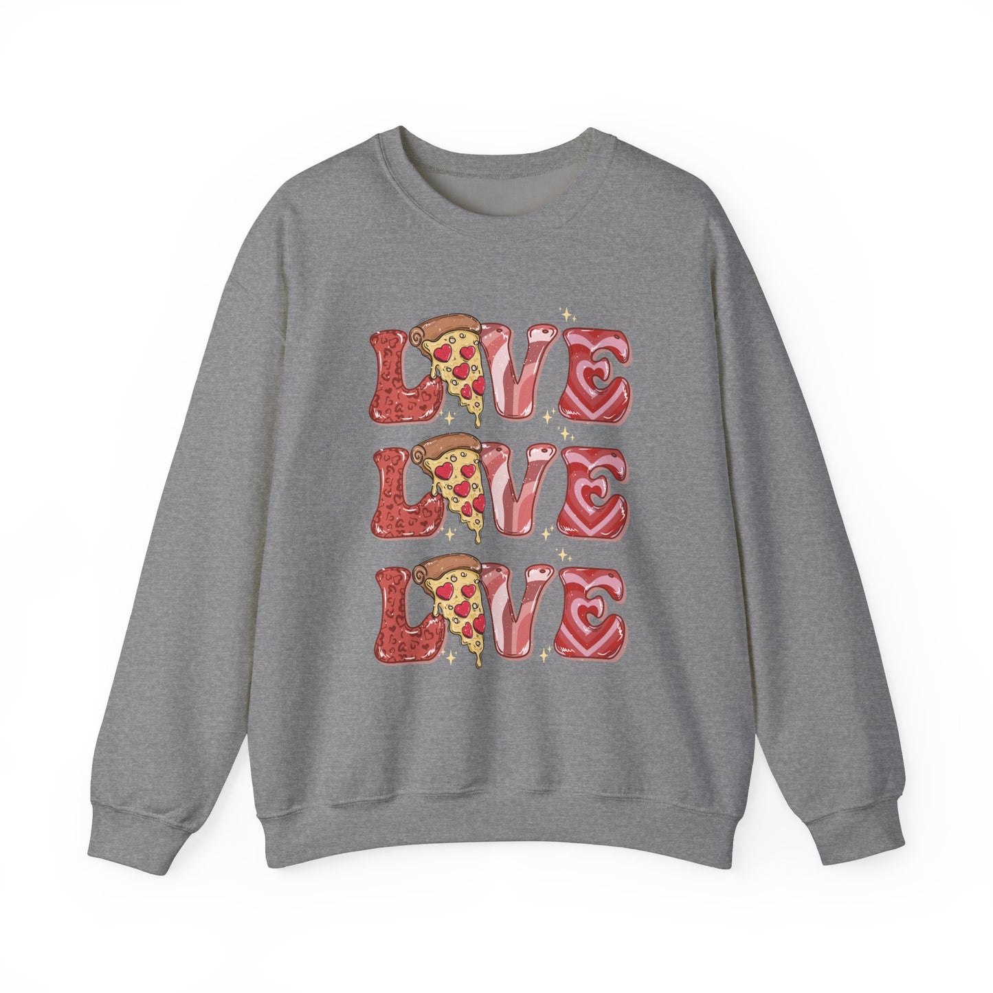 PIZZA Love Unisex Heavy Blend™ Crewneck Sweatshirt