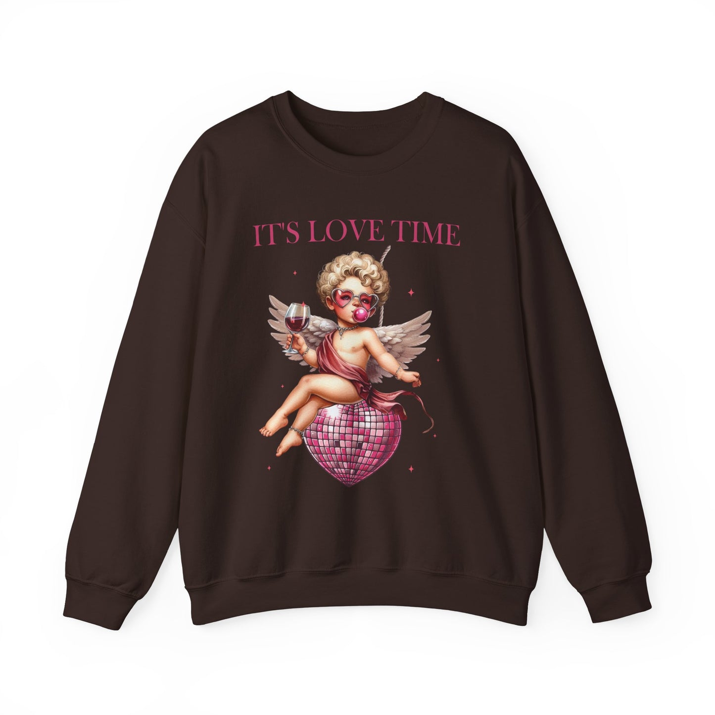 It’s Love Time Unisex Heavy Blend™ Crewneck Sweatshirt