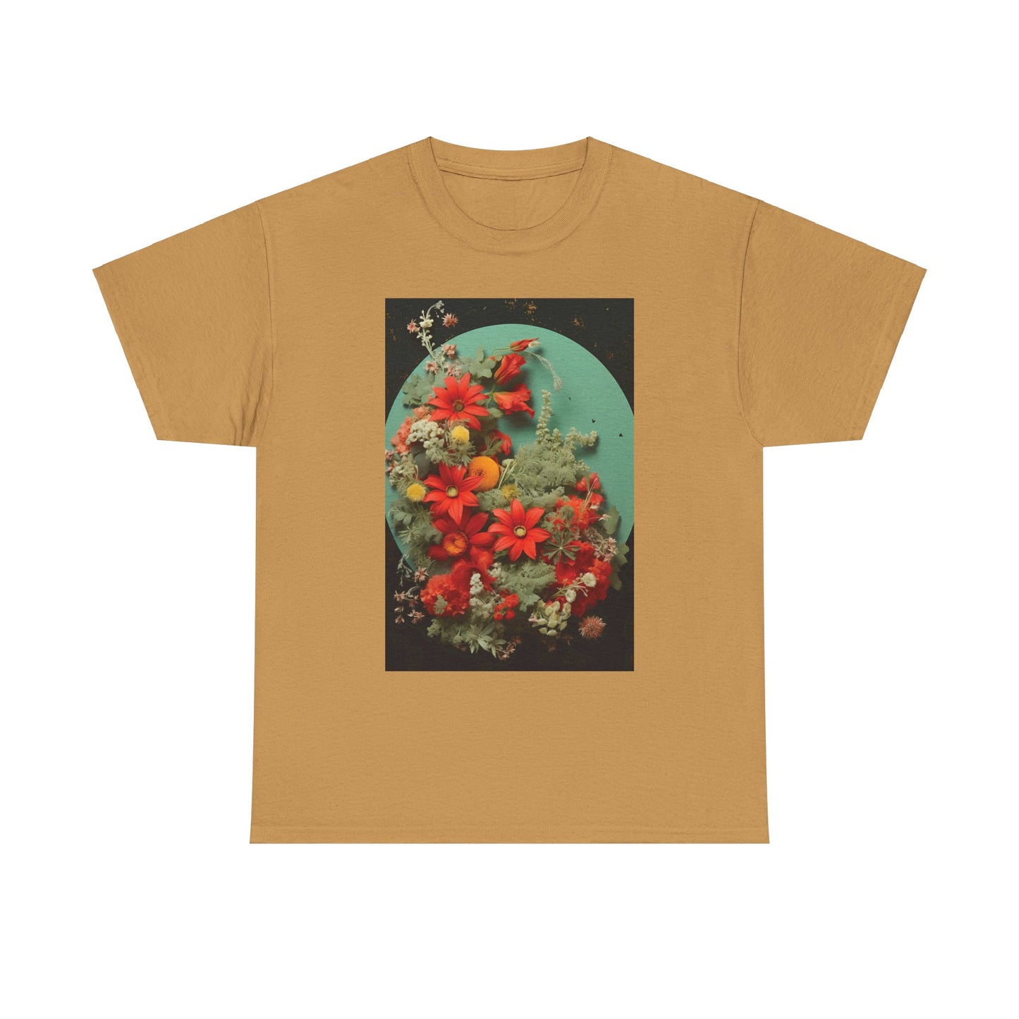 Flower Garden Unisex Heavy Cotton Tee