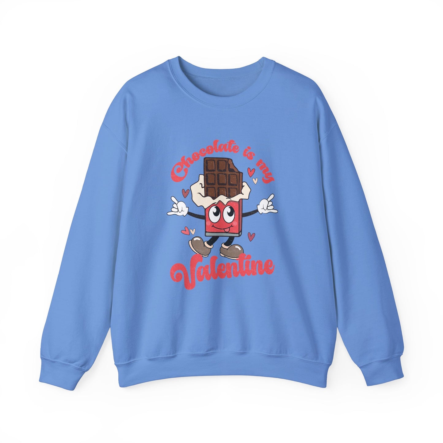 Chocolate is My Valentine Unisex Heavy Blend™ Crewneck Sweatshirt