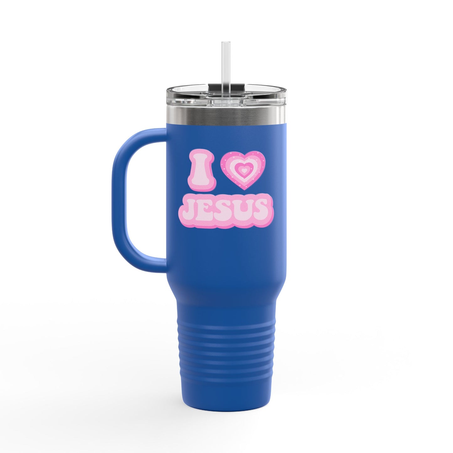 I 💗 Jesus Insulated Travel Mug, 40oz