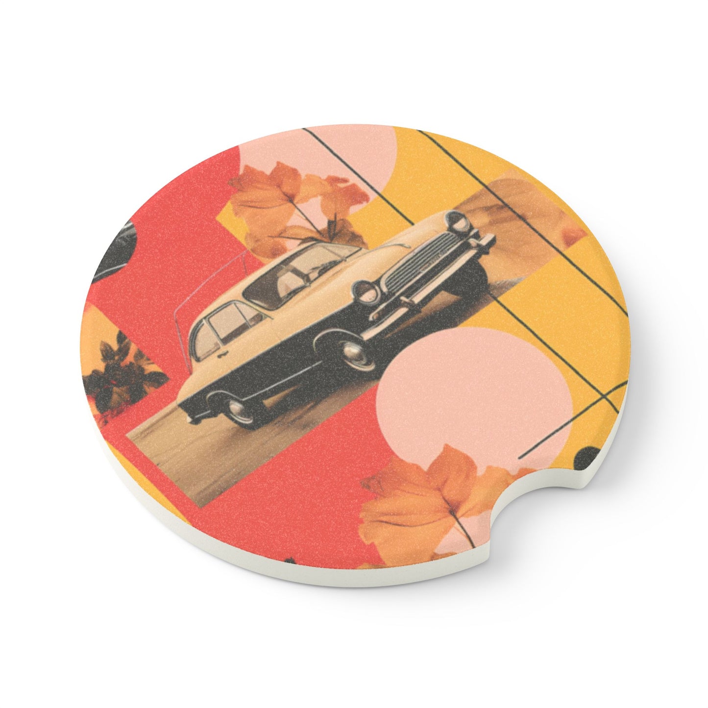 Wanderlust Wheels Soapstone Car Coaster