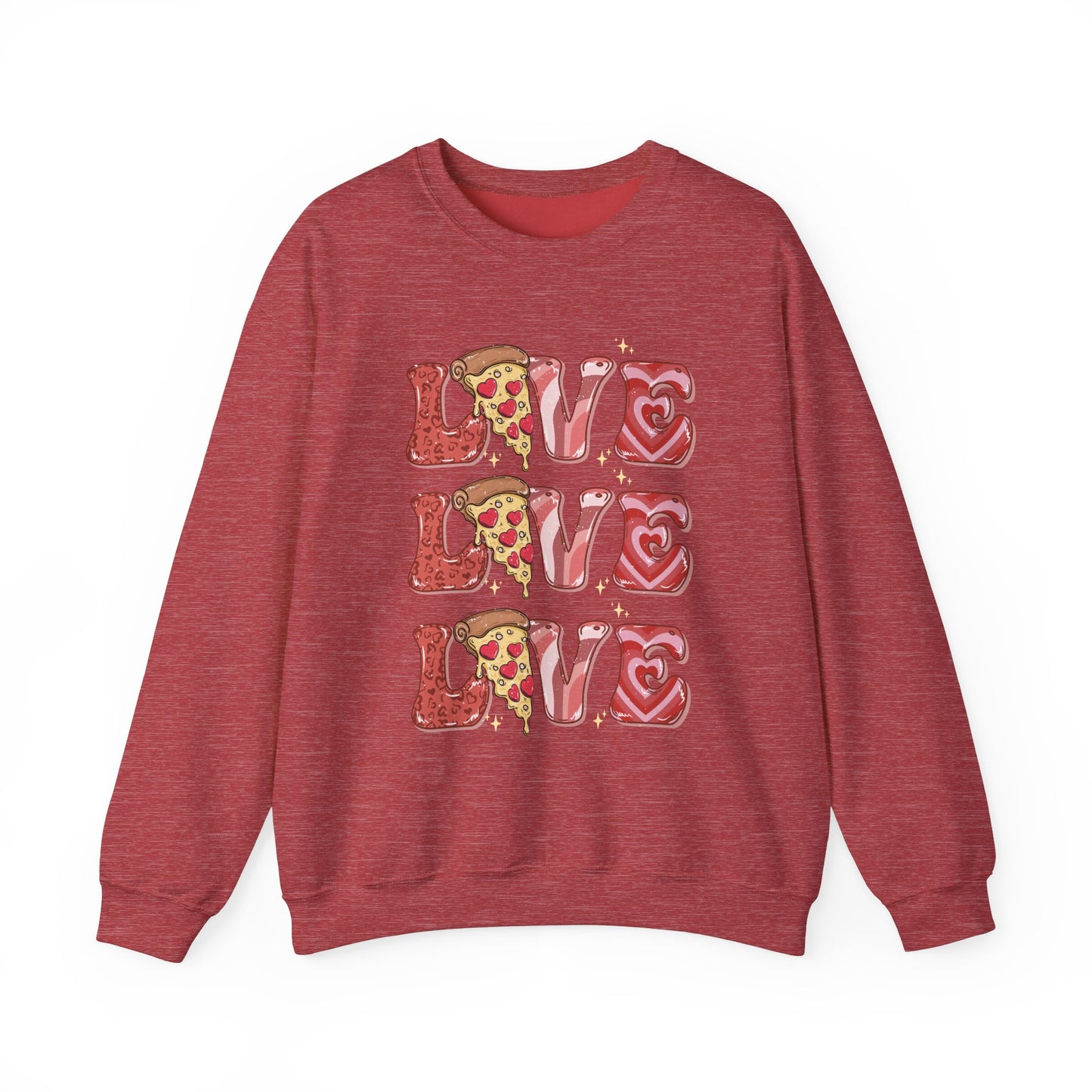PIZZA Love Unisex Heavy Blend™ Crewneck Sweatshirt