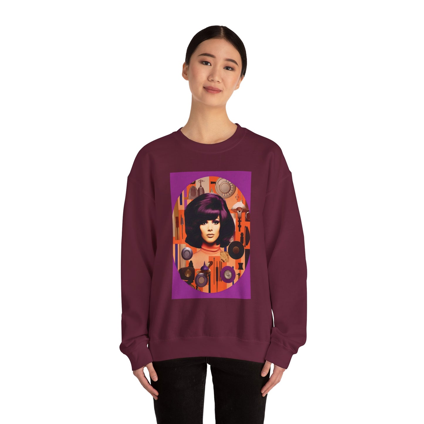 Purple Hue Unisex Heavy Blend™ Crewneck Sweatshirt